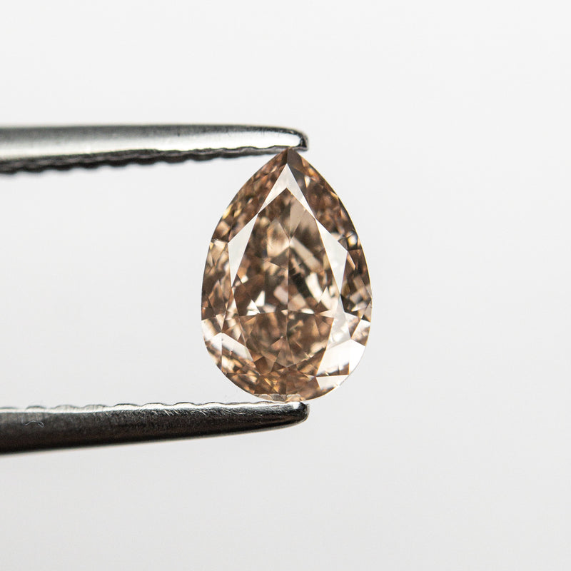 0.68ct 7.06x4.68x2.76mm VS2 Fancy Brownish Pink Pear Brilliant 🇦🇺 24112-01-Staghead Designs