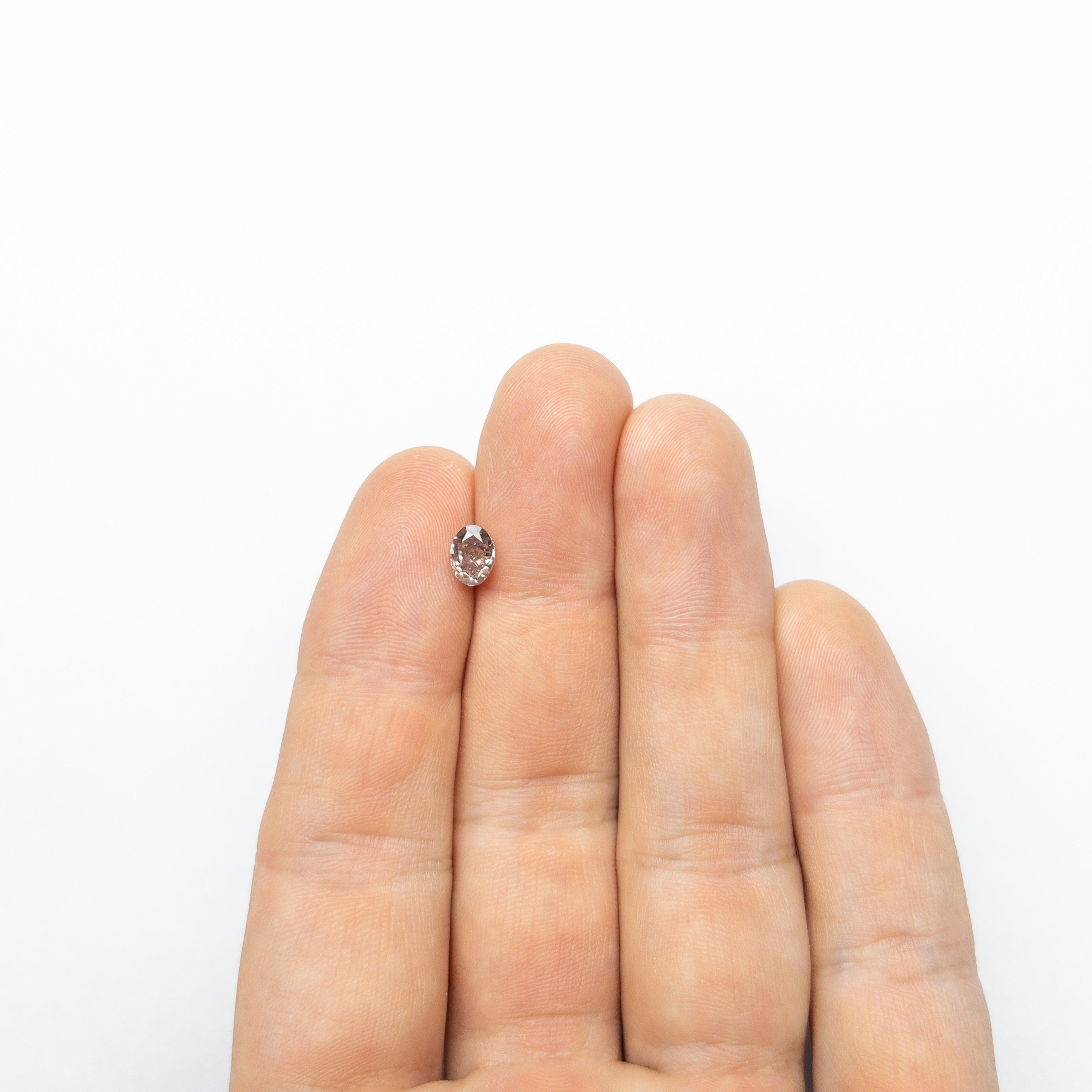 0.90ct 6.72x4.87x3.46mm GIA I1 Fancy Pink-Brown Oval Brilliant 🇦🇺 24092-01-Staghead Designs