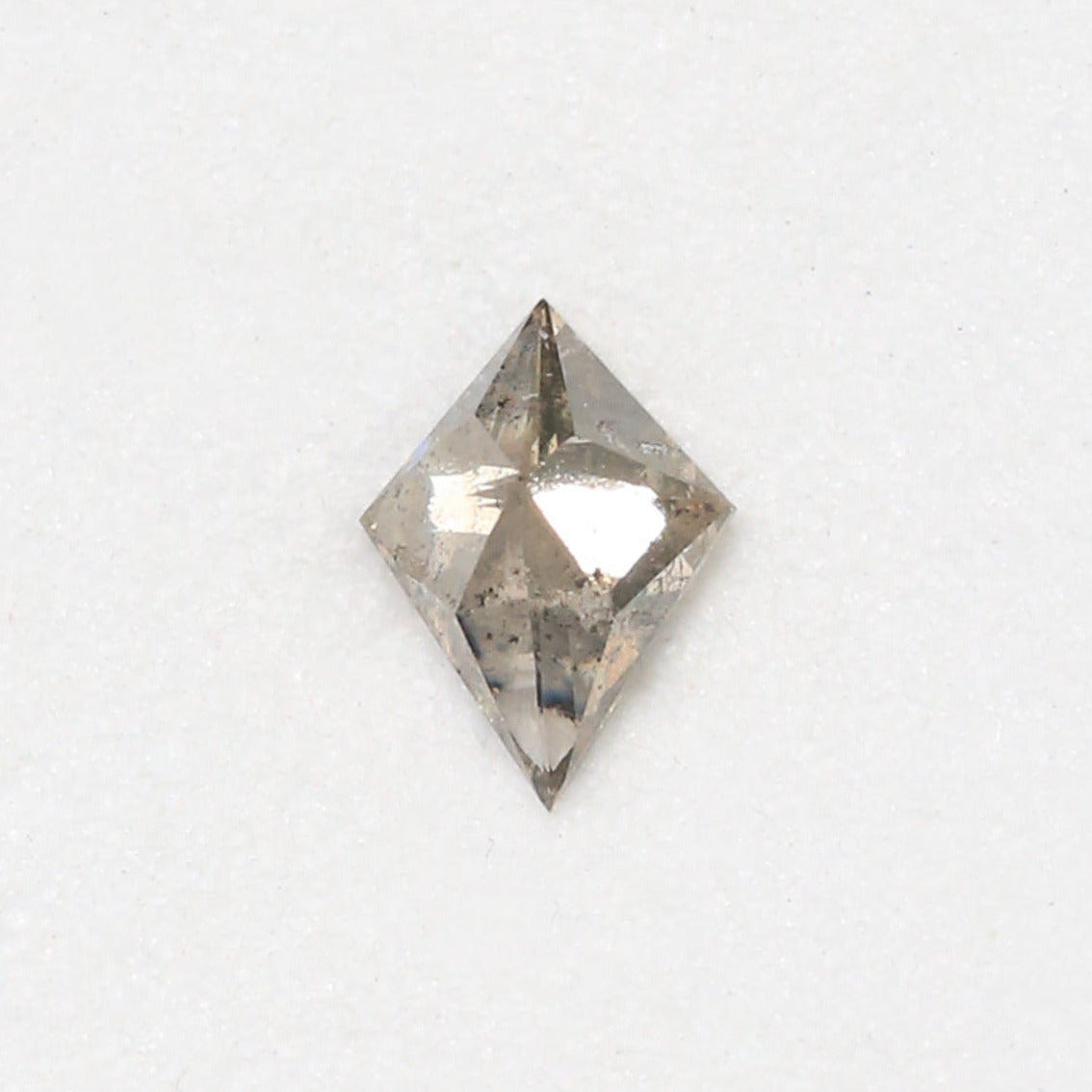 0.42ct 6.94x5.11mm KITE STEP CUT SALT & PEPPER DIAMOND-1