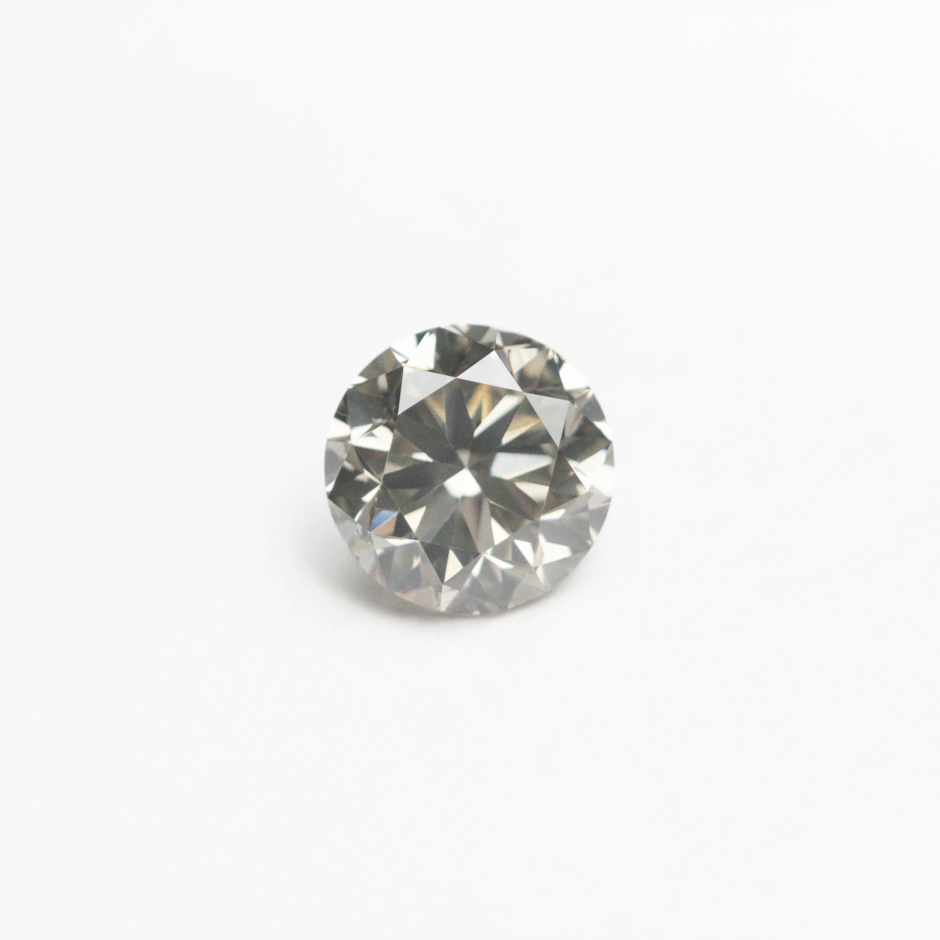 0.60ct 5.14x5.12x3.50mm Fancy Grey Round Brilliant 18968-17-Staghead Designs
