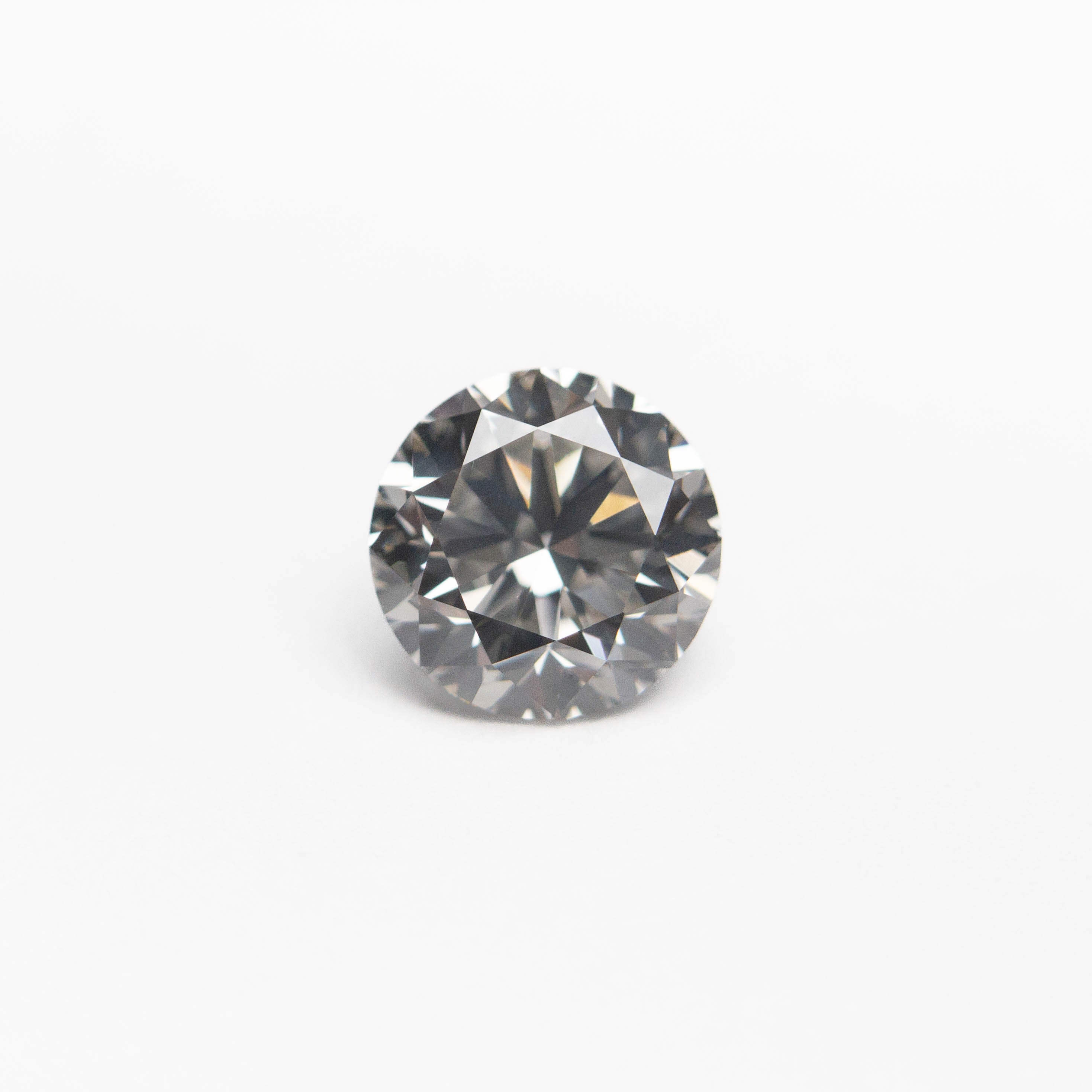 0.60ct 5.20x5.18x3.32mm Fancy Grey Round Brilliant 18968-21-Staghead Designs