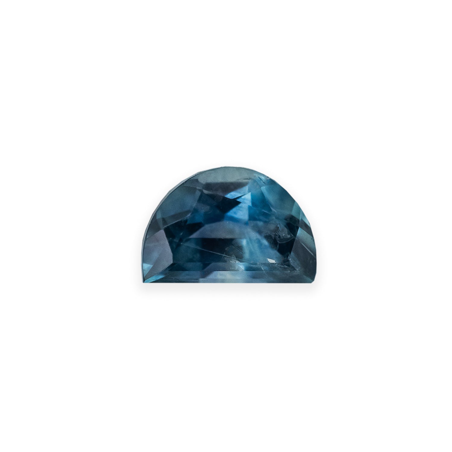 0.66ct 6x4mm HALF MOON DARK BLUE MONTANA SAPPHIRE-Staghead Designs