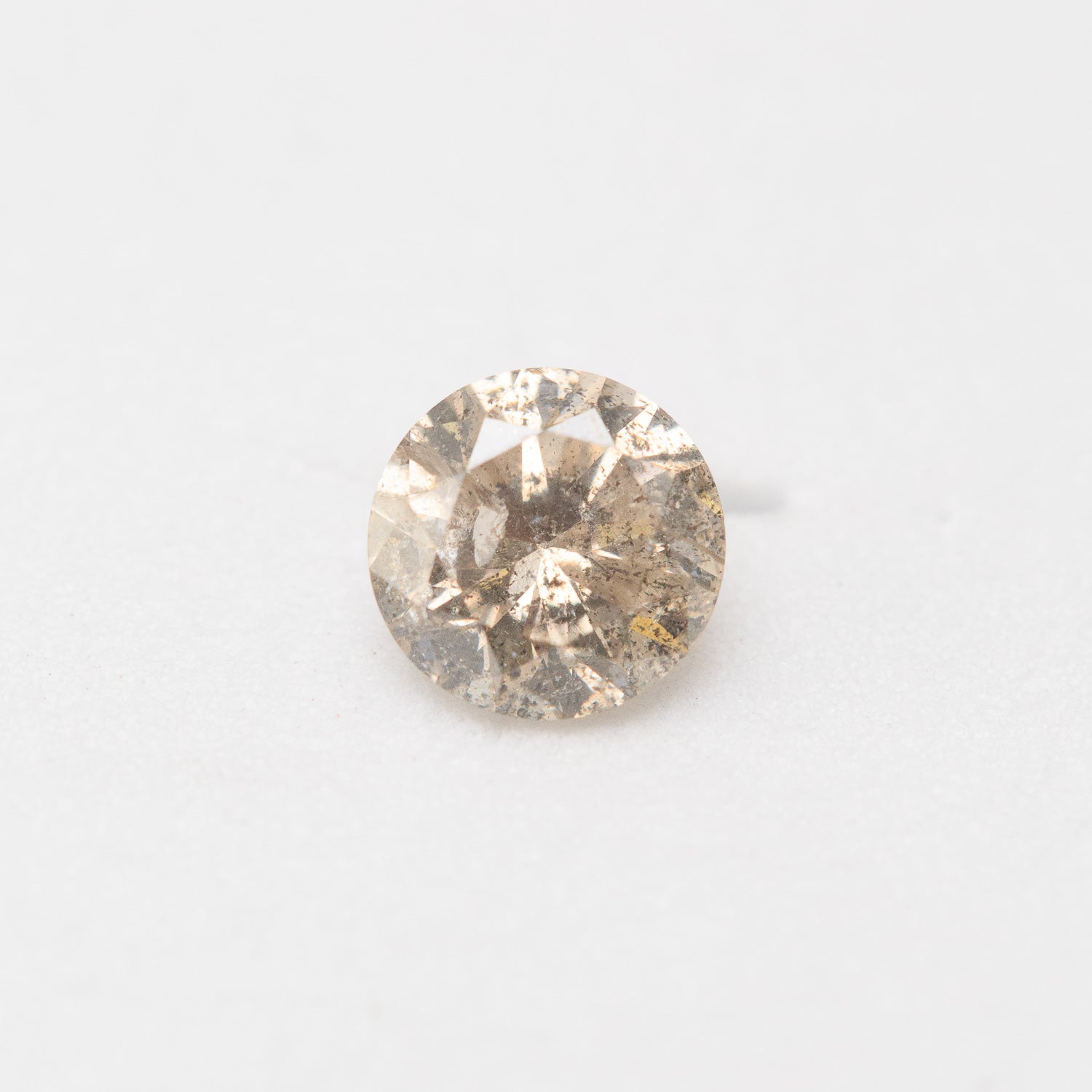 0.70ct 5.61mm ROUND BRILLIANT CUT CHAMPAGNE DIAMOND-1