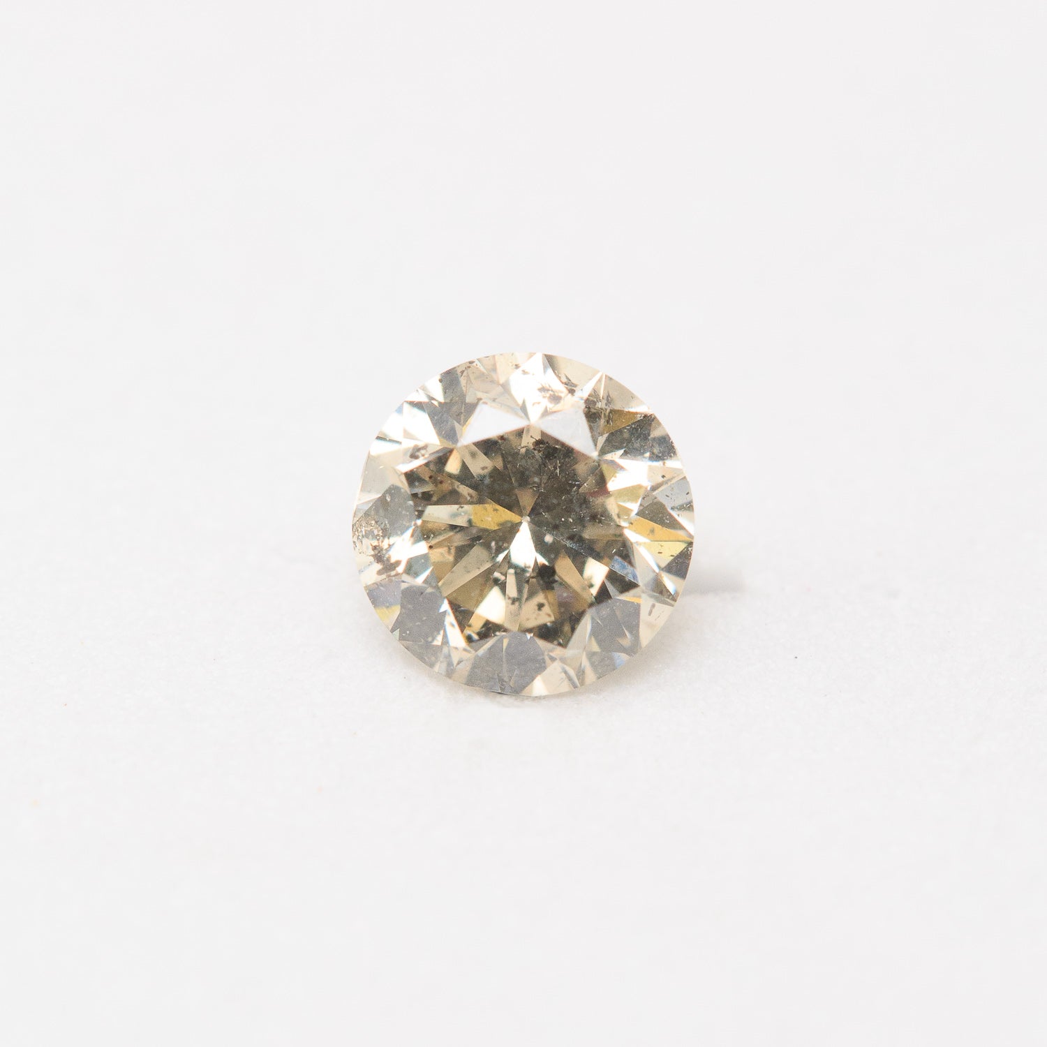 0.74ct 5.67mm ROUND BRILLIANT CUT CHAMPAGNE DIAMOND-1