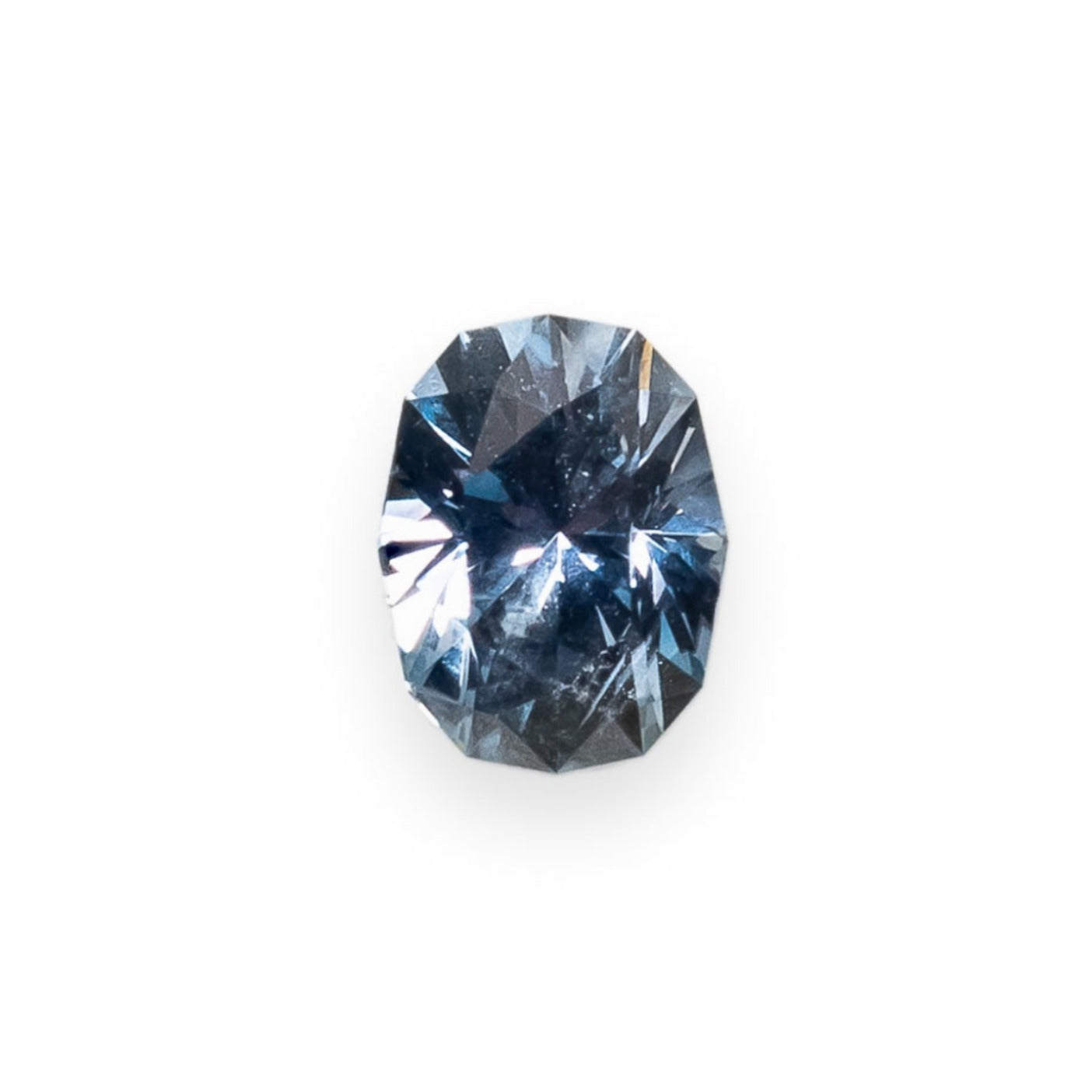 0.74ct 5.97x4.52x3.62mm OVAL DUSTY INDIGO MONTANA SAPPHIRE