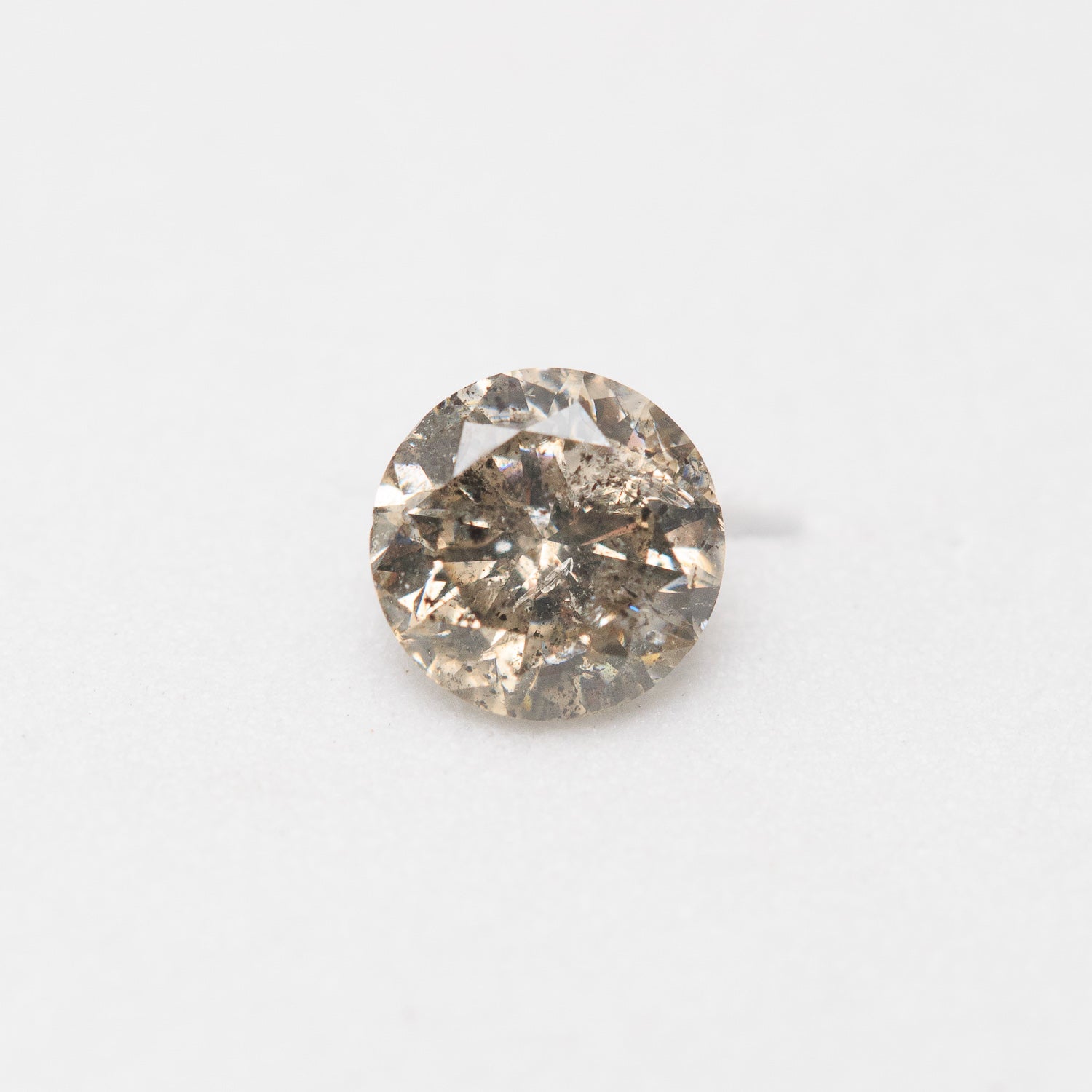 0.80ct 5.78mm ROUND BRILLIANT CUT CHAMPAGNE DIAMOND-1