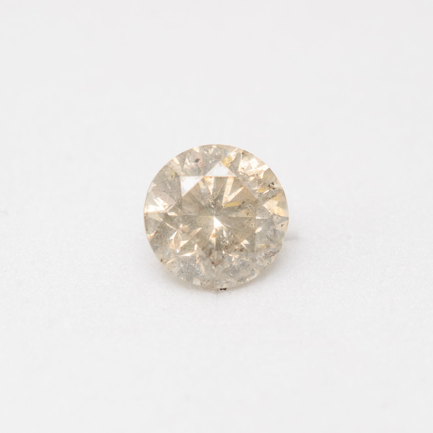 0.88ct 6.05mm ROUND BRILLIANT CUT CHAMPAGNE DIAMOND-1