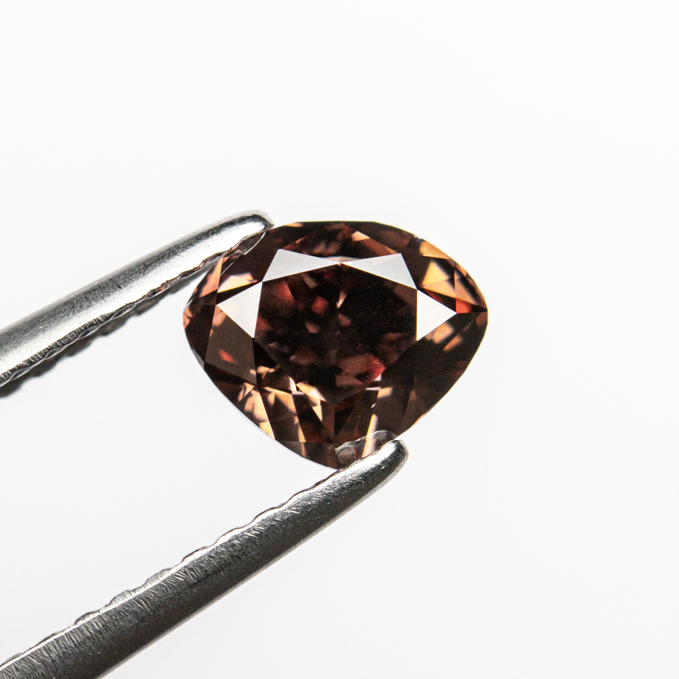 1.00ct 5.37x6.56x3.93mm GIA VS2 Fancy Deep Pink-Brown Heart Brilliant 🇦🇺 24116-01-Staghead Designs
