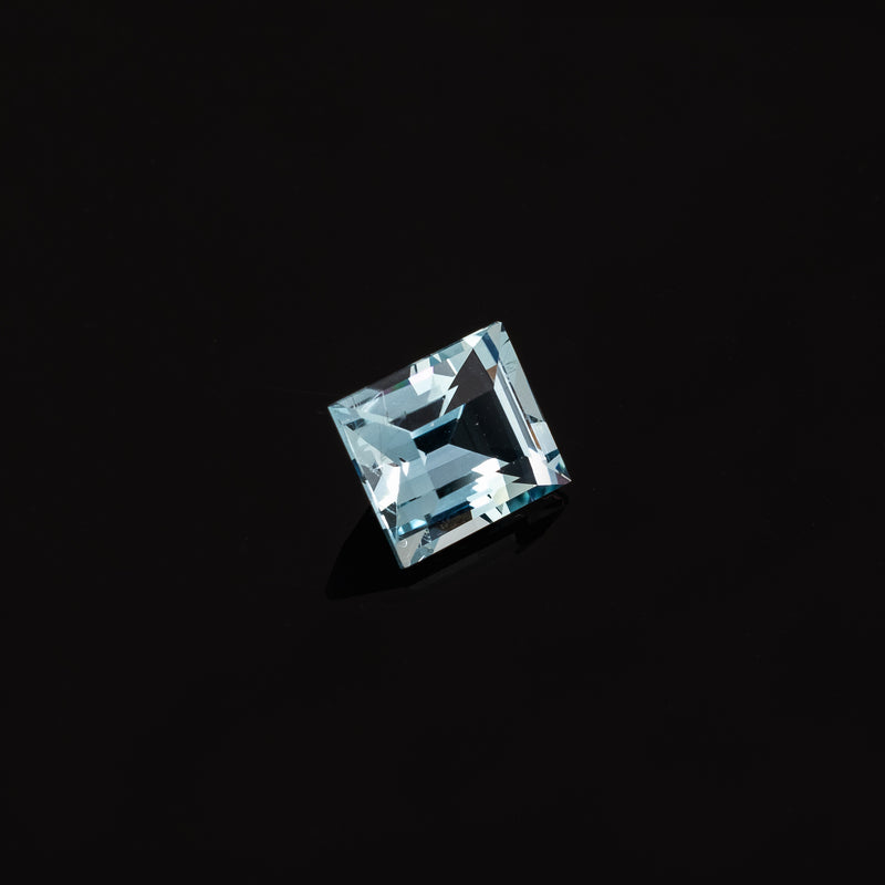 NEW - "FREYA" - BAGUETTE MOZAMBIQUE AQUAMARINE-6