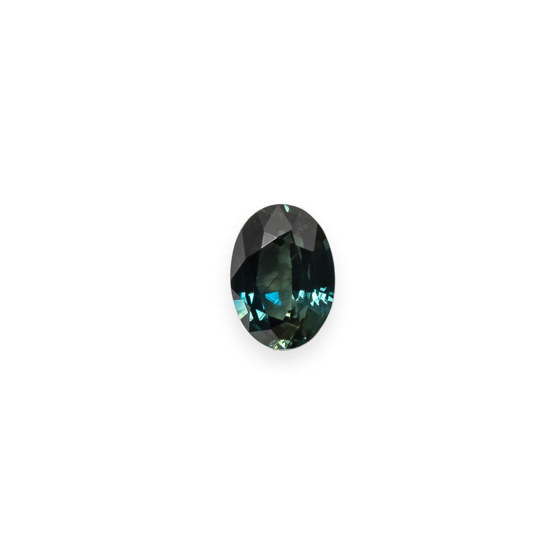 1.42ct 7.89x5.71x3.64mm OVAL CUT TEAL AUSTRALIAN SAPPHIRE-1