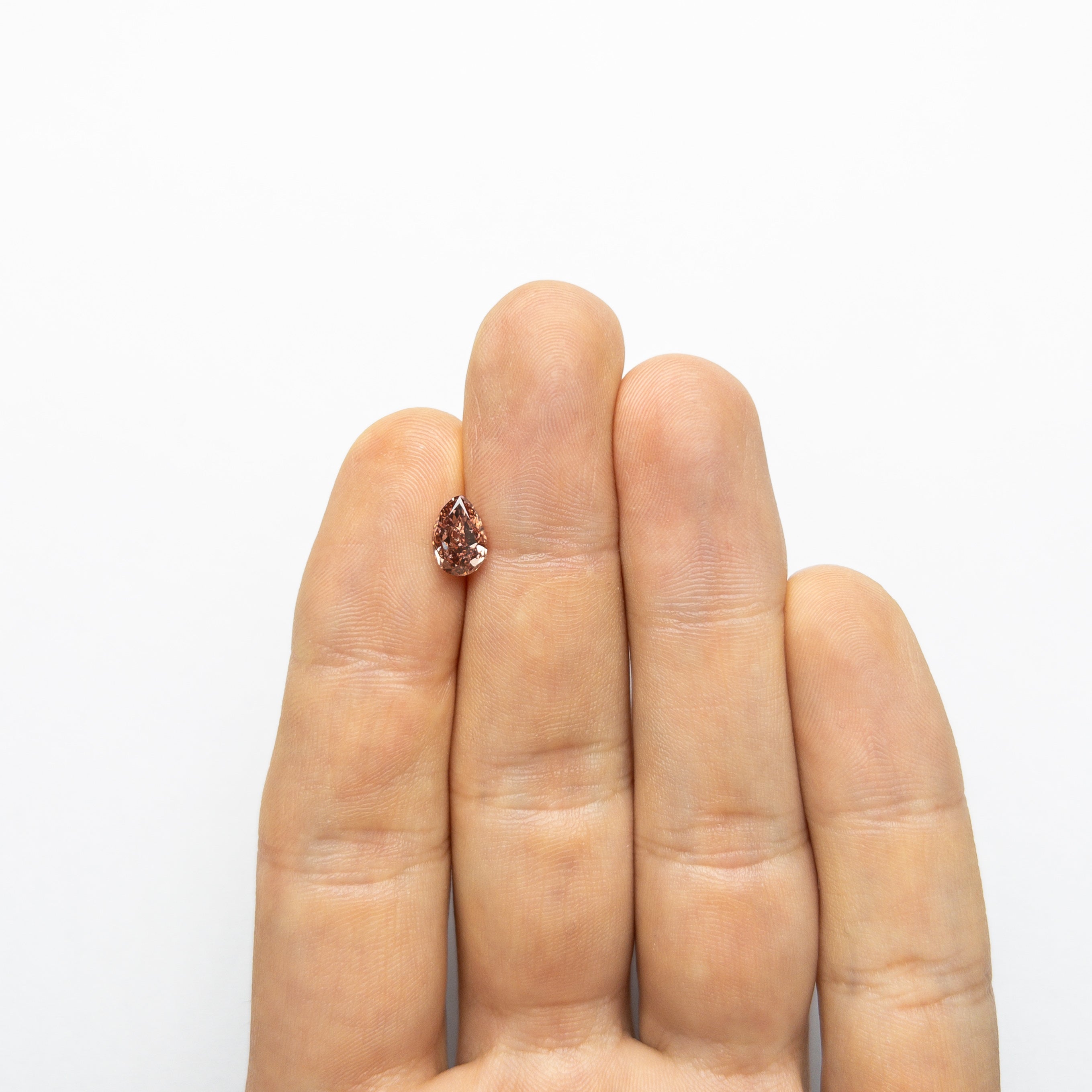 1.50ct 8.44x5.77x3.82mm GIA Fancy Deep Orangy Pink Pear Brilliant 🇦🇺 24152-01-Staghead Designs