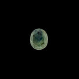 1.67ct 8.14x6.76x3.1mm OVAL ROSE CUT GREEN TEAL BI-COLOR MADAGASCAR SAPPHIRE-2