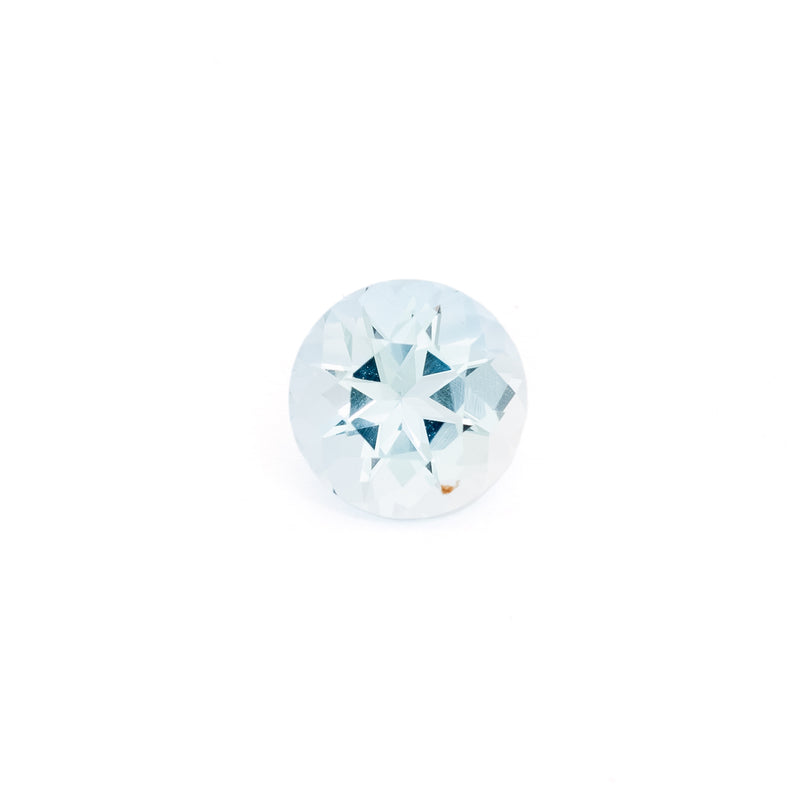 NEW - "REMI" - ROUND BRILLIANT CUT MOZAMBIQUE AQUAMARINE-1