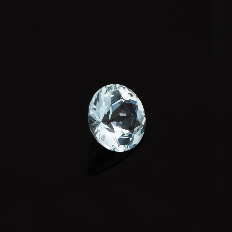 NEW - "REMI" - ROUND BRILLIANT CUT MOZAMBIQUE AQUAMARINE-6