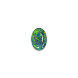 10.67 x 7.34mm OVAL AUSTRALIAN BLACK OPAL-1