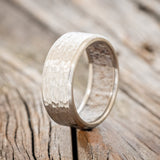 LINED WEDDING BAND WITH A CUSTOM FINISH-Staghead Designs