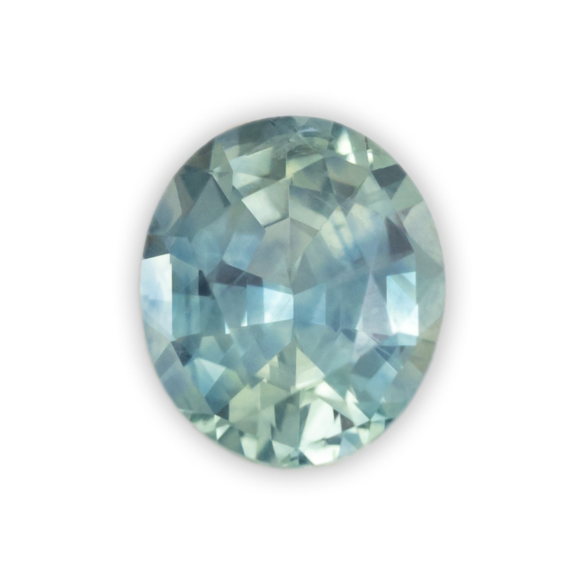0.76ct 6x5x3.33mm OVAL BRILLIANT CUT NATURAL LIGHT BLUE MONTANA SAPPHIRE-Staghead Designs