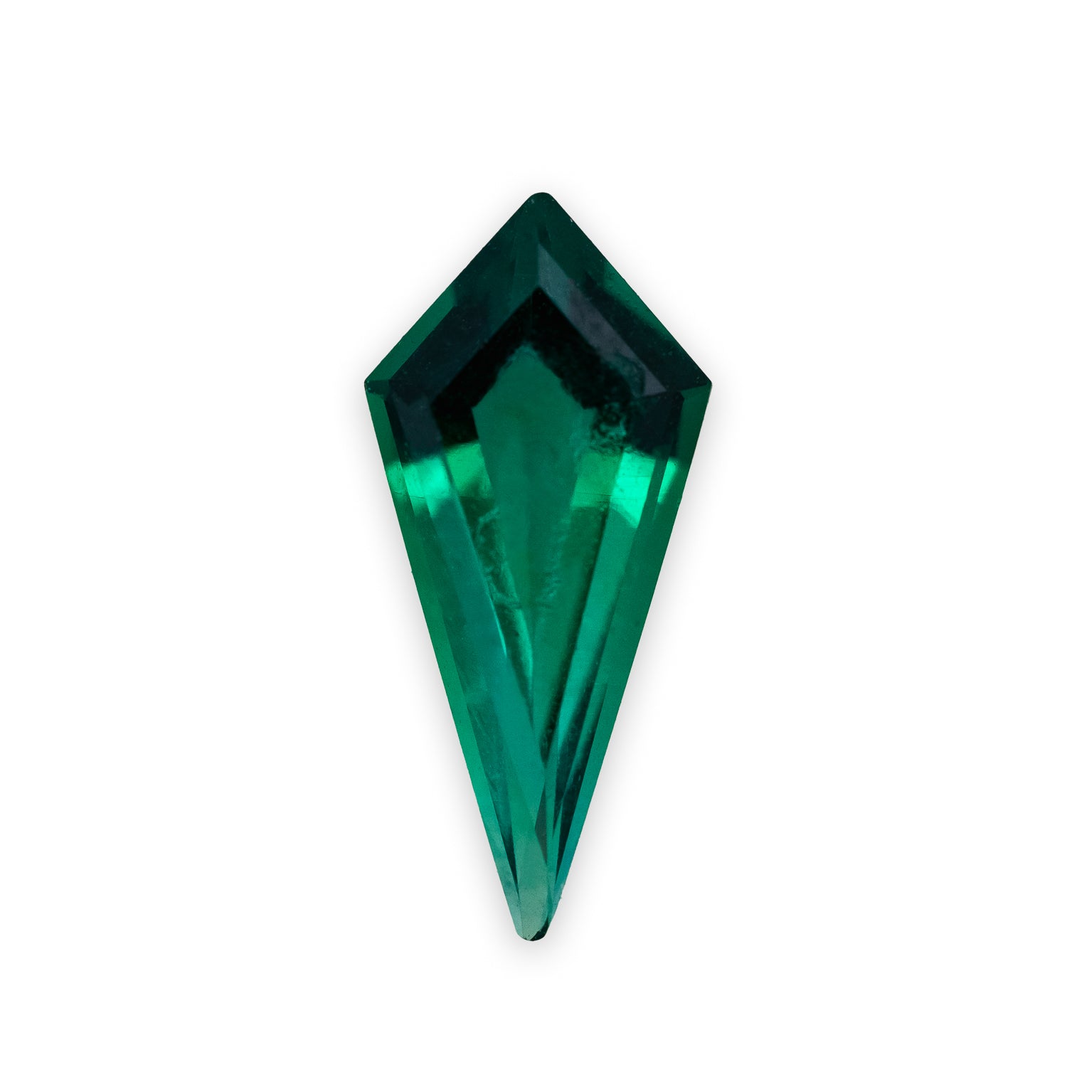 Kite Cut Lab-Grown Emerald