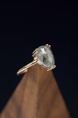 "ANDROMEDA" - SOLITAIRE ENGAGEMENT RING WITH DOUBLE CLAW PRONGS - MOUNTING ONLY- SELECT YOUR OWN STONE