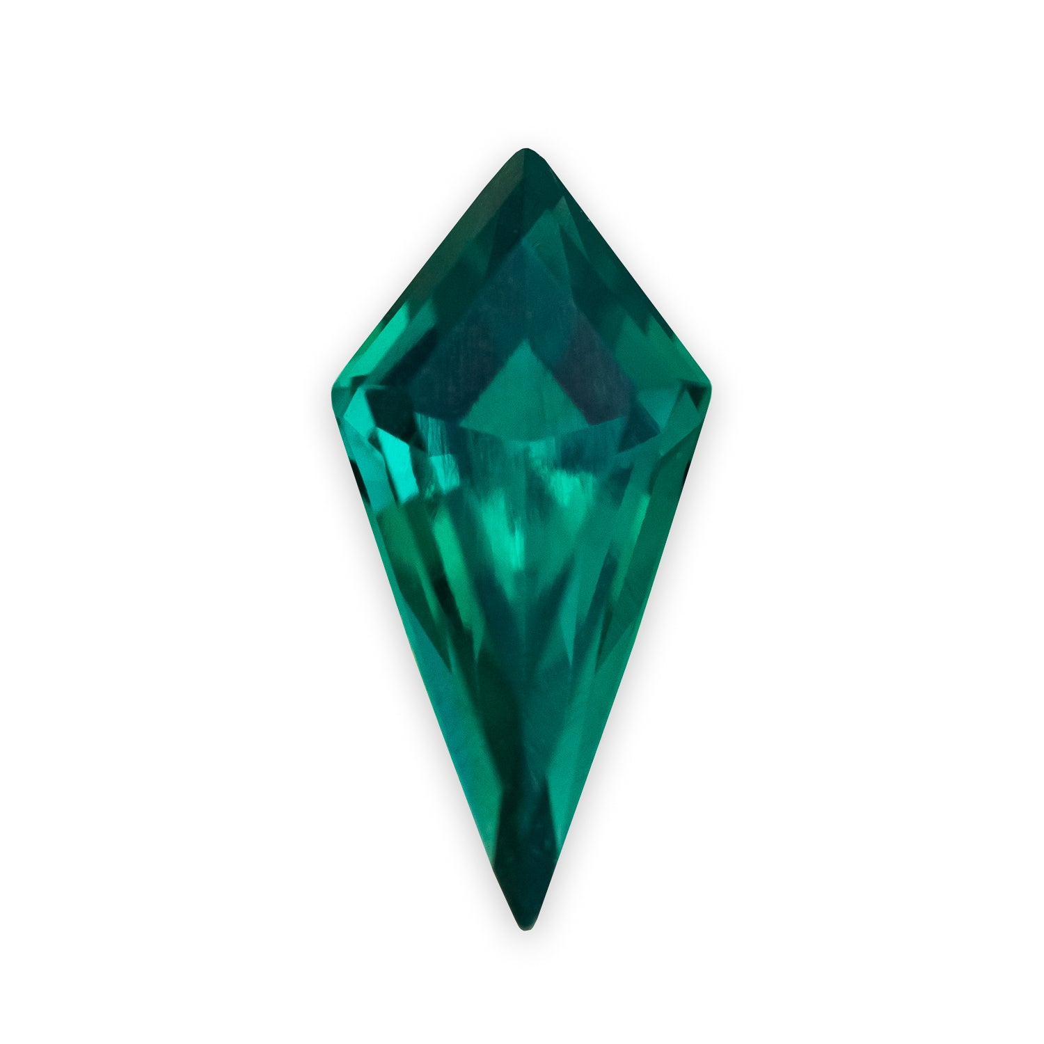 Kite Cut Lab-Grown Emerald