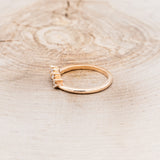 CONTOUR TRACER WITH DIAMOND ACCENTS - 14K ROSE GOLD - SIZE 7