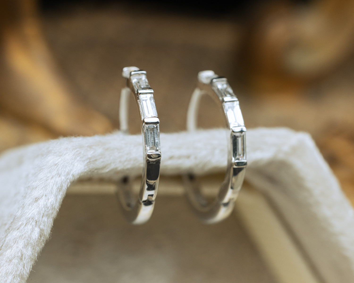 1/3 CTW LAB-GROWN DIAMOND HOOP EARRINGS IN 14K GOLD-2