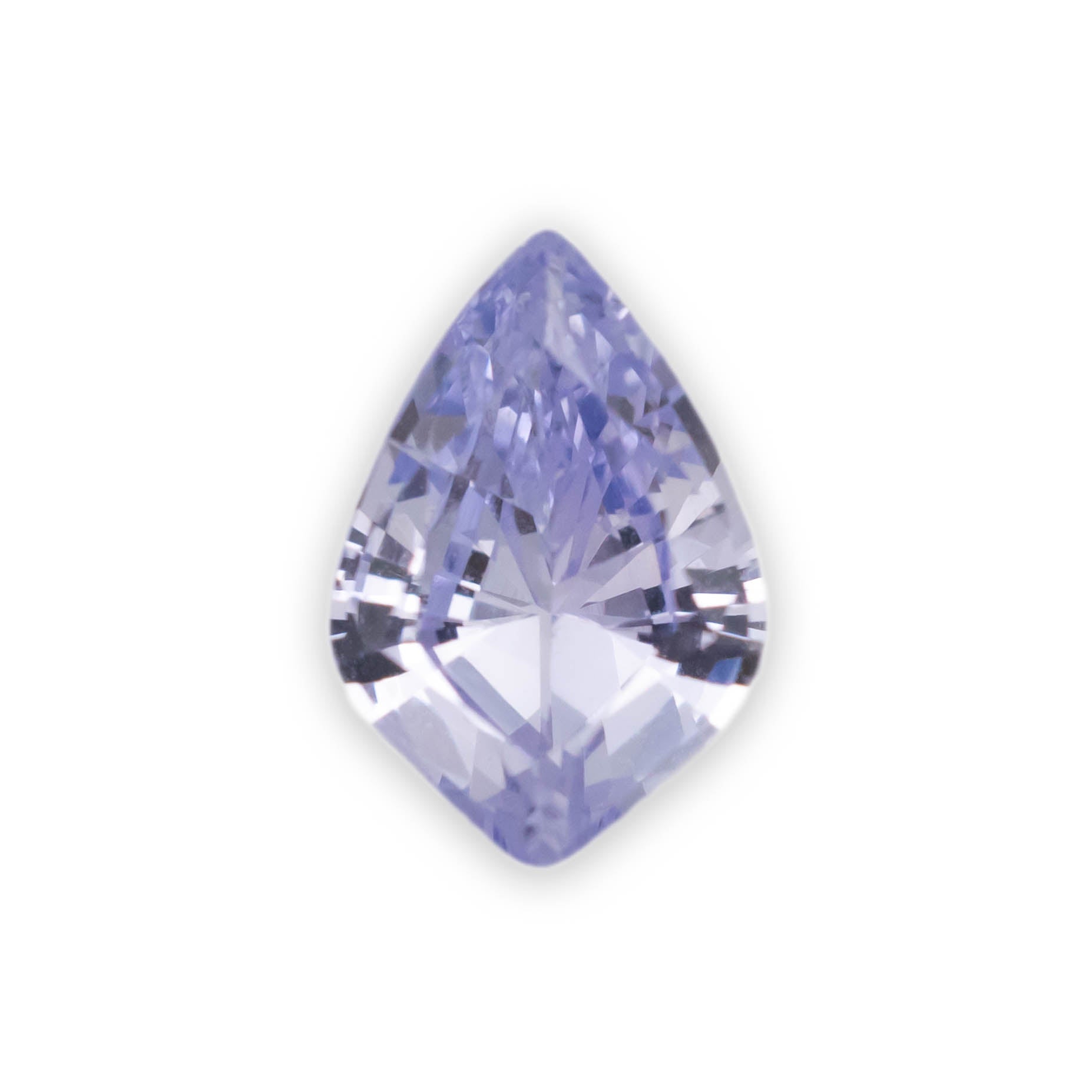 1.13ct 8.8x6x3.4mm KITE CUT NATURAL LAVENDER SAPPHIRE