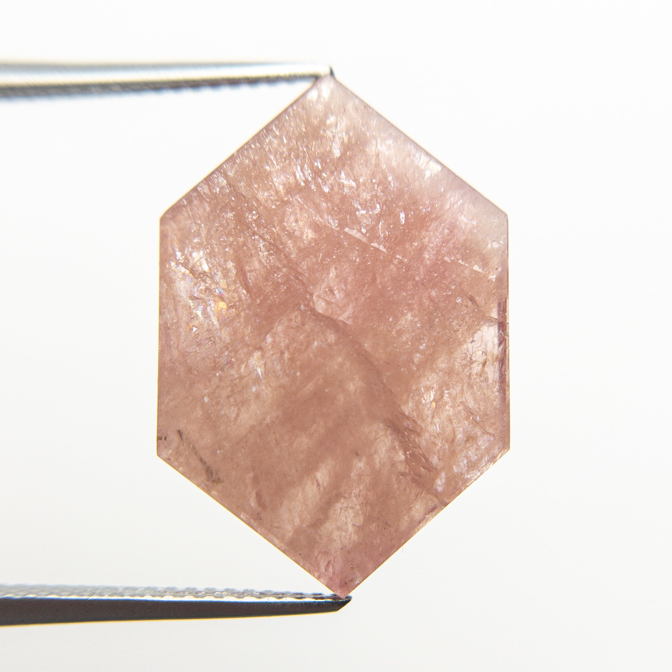 13.60ct 23.15x15.60x2.72mm Hexagon Slab Sapphire 20052-10-Staghead Designs