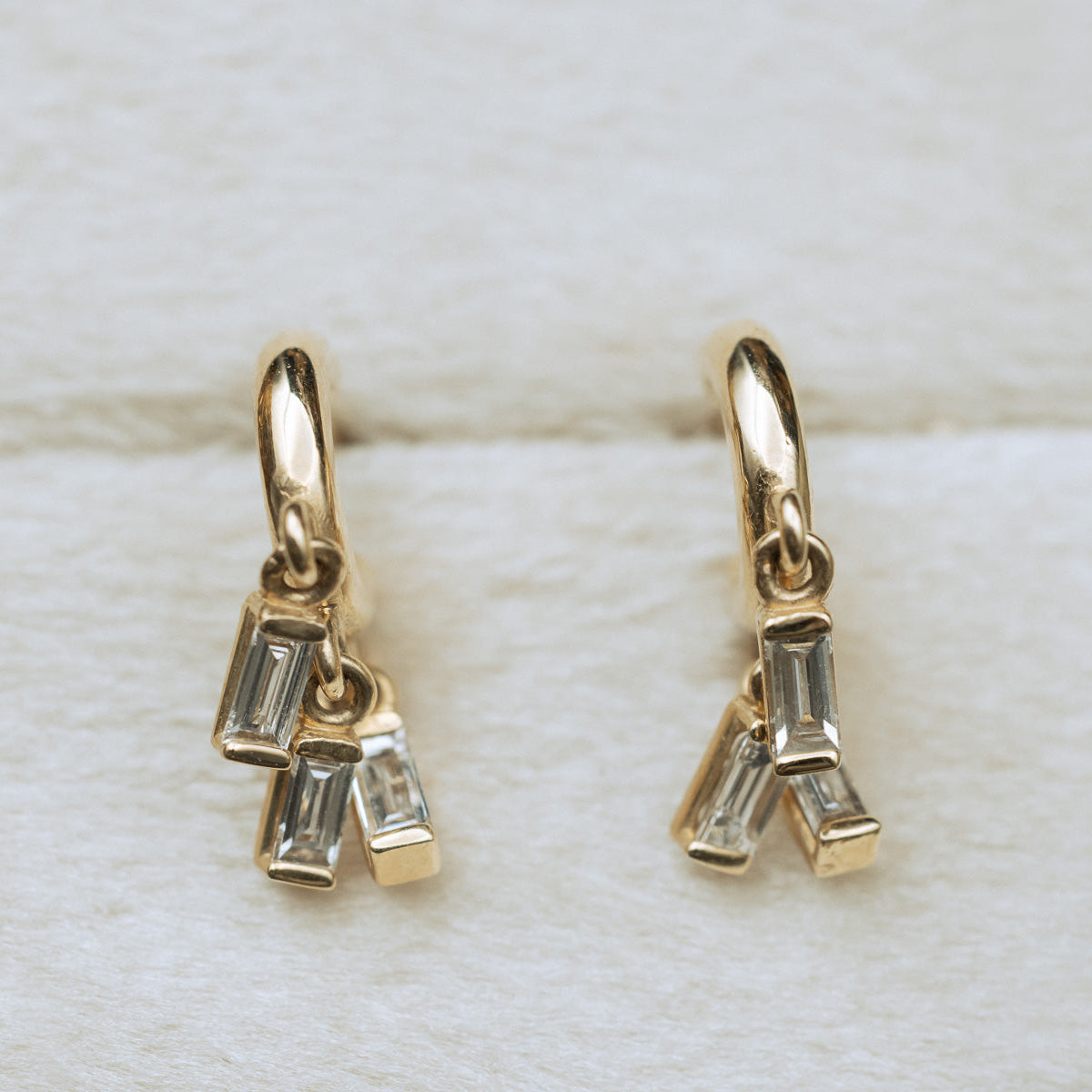 1/5 CTW NATURAL DIAMOND FRINGE HOOP EARRINGS-3
