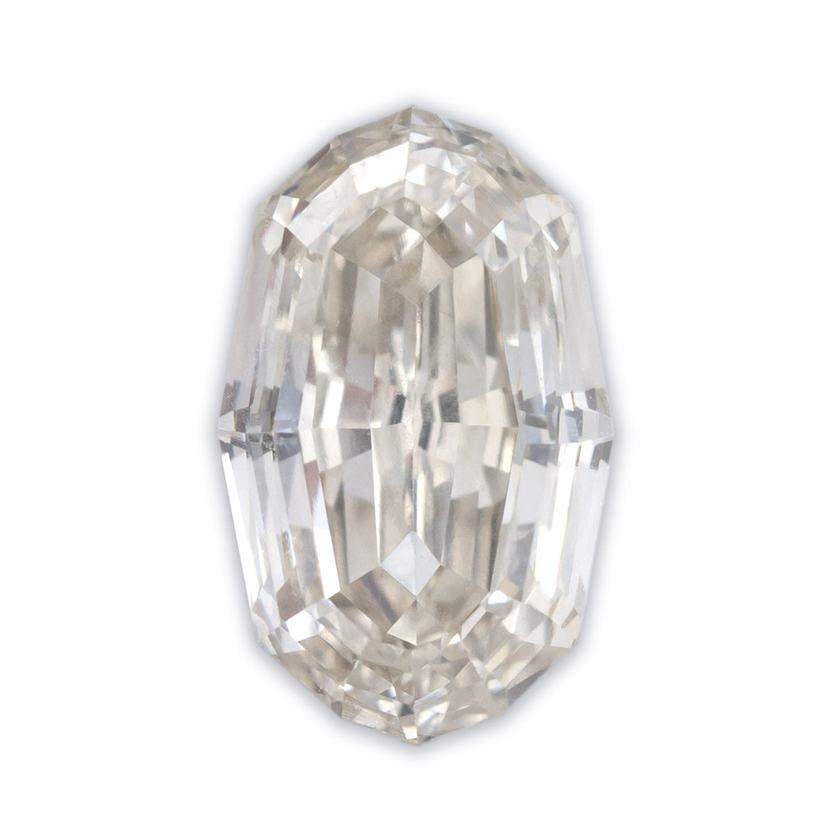 0.87ct 7.41x4.58x3.16mm Oval Brilliant Cut Light Peach Champagne Diamond