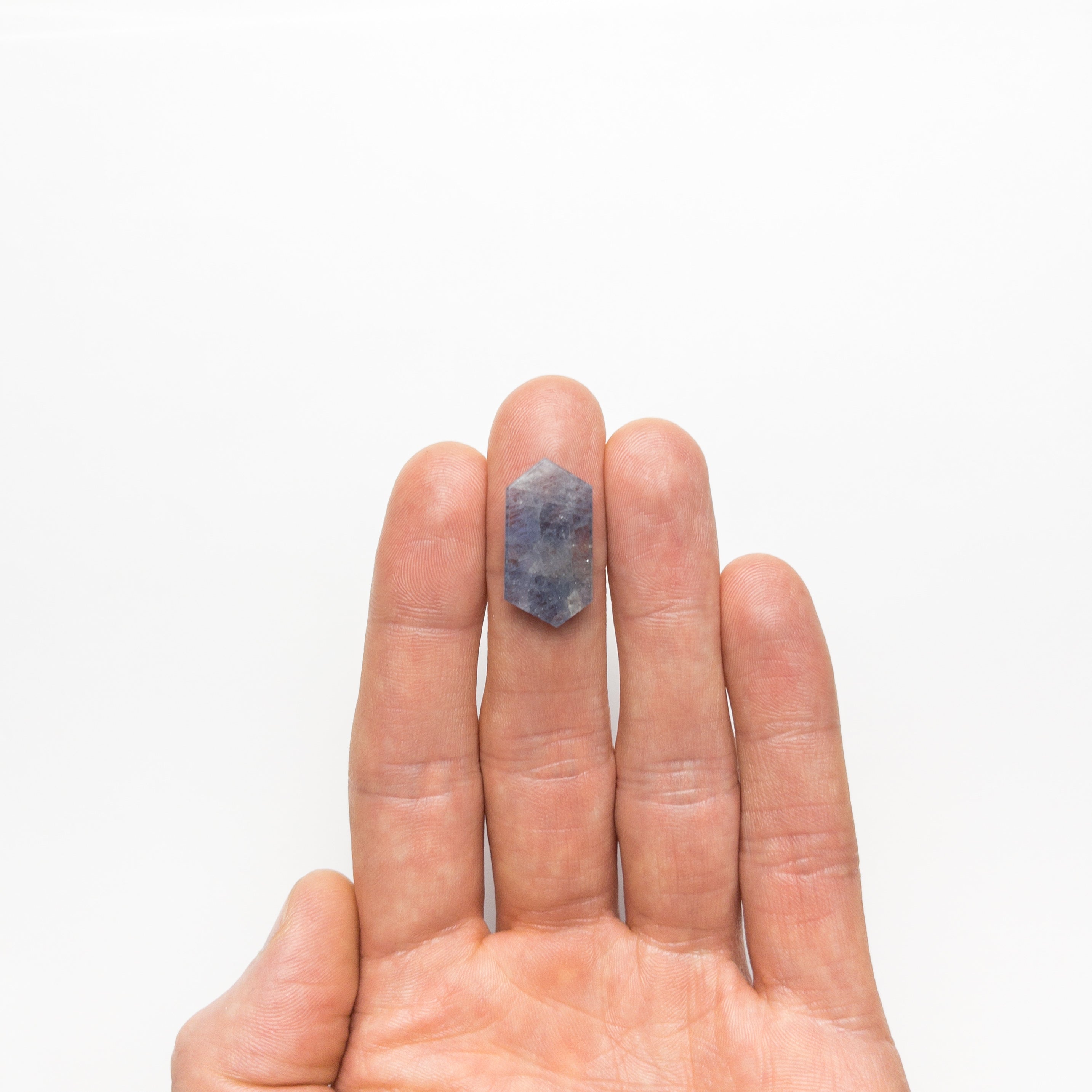 15.02ct 23.73x12.39x3.19mm Hexagon Slab Sapphire 20052-04-Staghead Designs