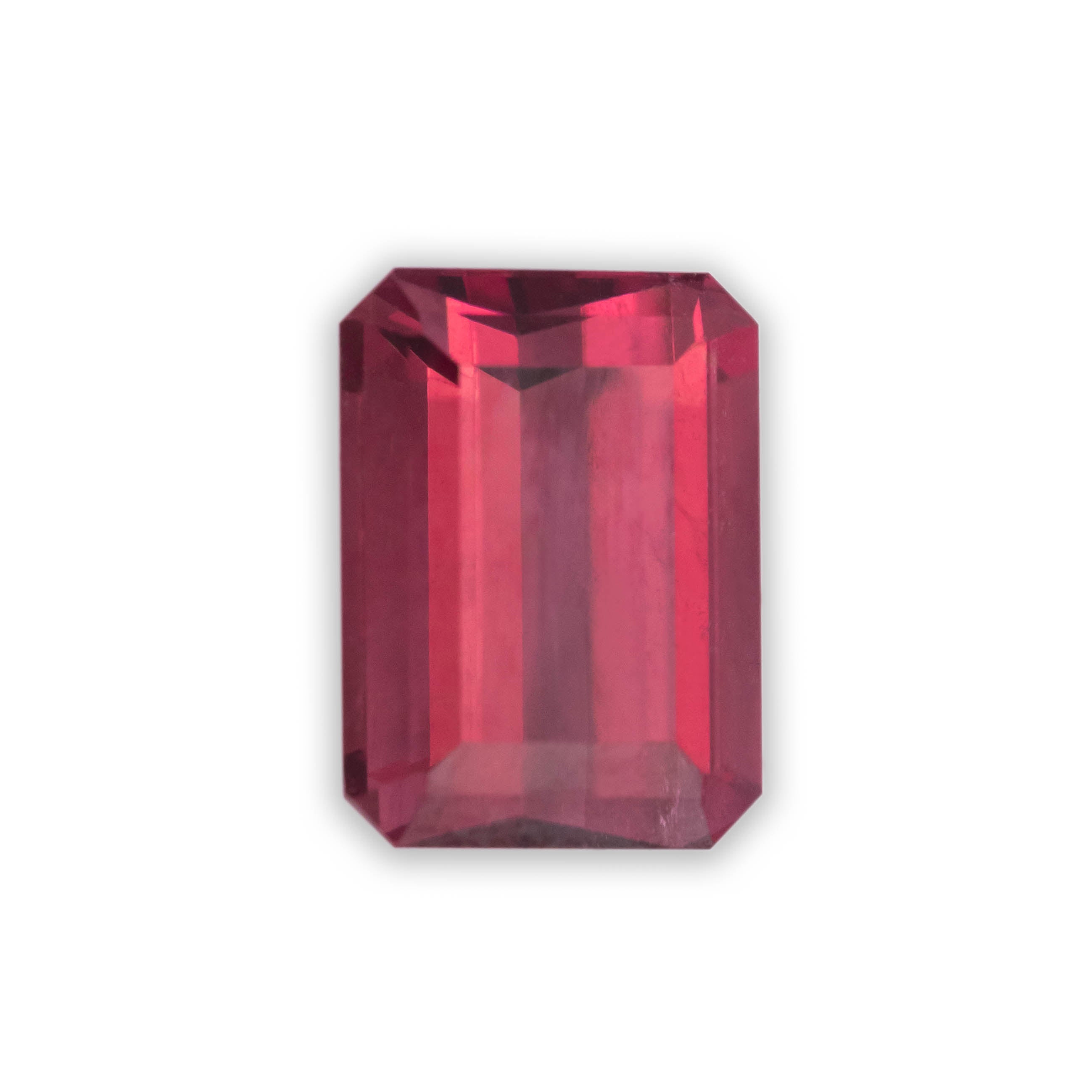 1.78ct 7.96x5.93x4.43mm EMERALD CUT RUBELLITE-Staghead Designs