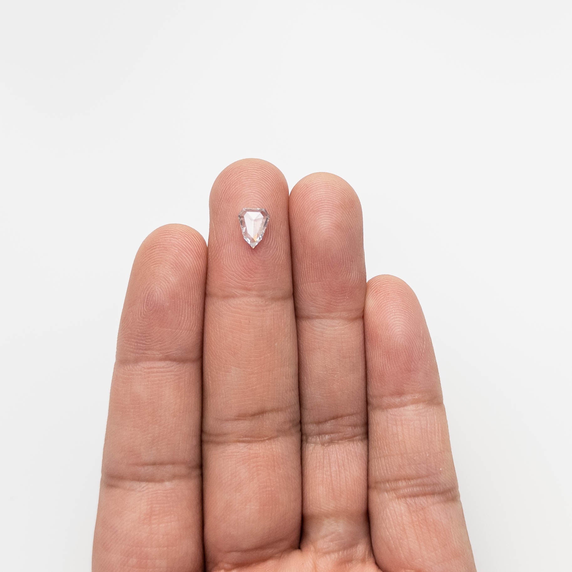 0.60ct 7.36x5.90x1.76mm Shield Rosecut 18496-03-Staghead Designs