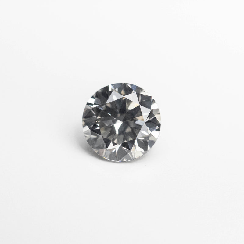 0.51ct 5.00x4.94x3.15mm Fancy Grey Round Brilliant 18968-11-Staghead Designs