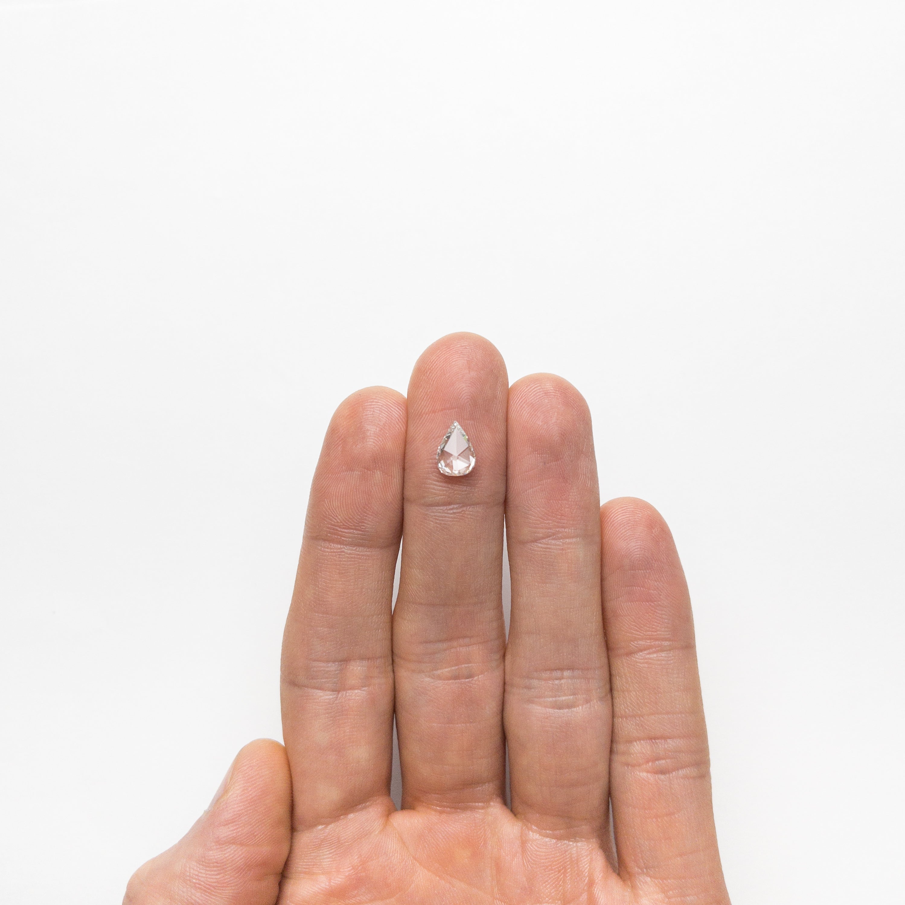 1.25ct 8.94x6.42x2.66mm SI2 I Pear Rosecut 19405-06-Staghead Designs