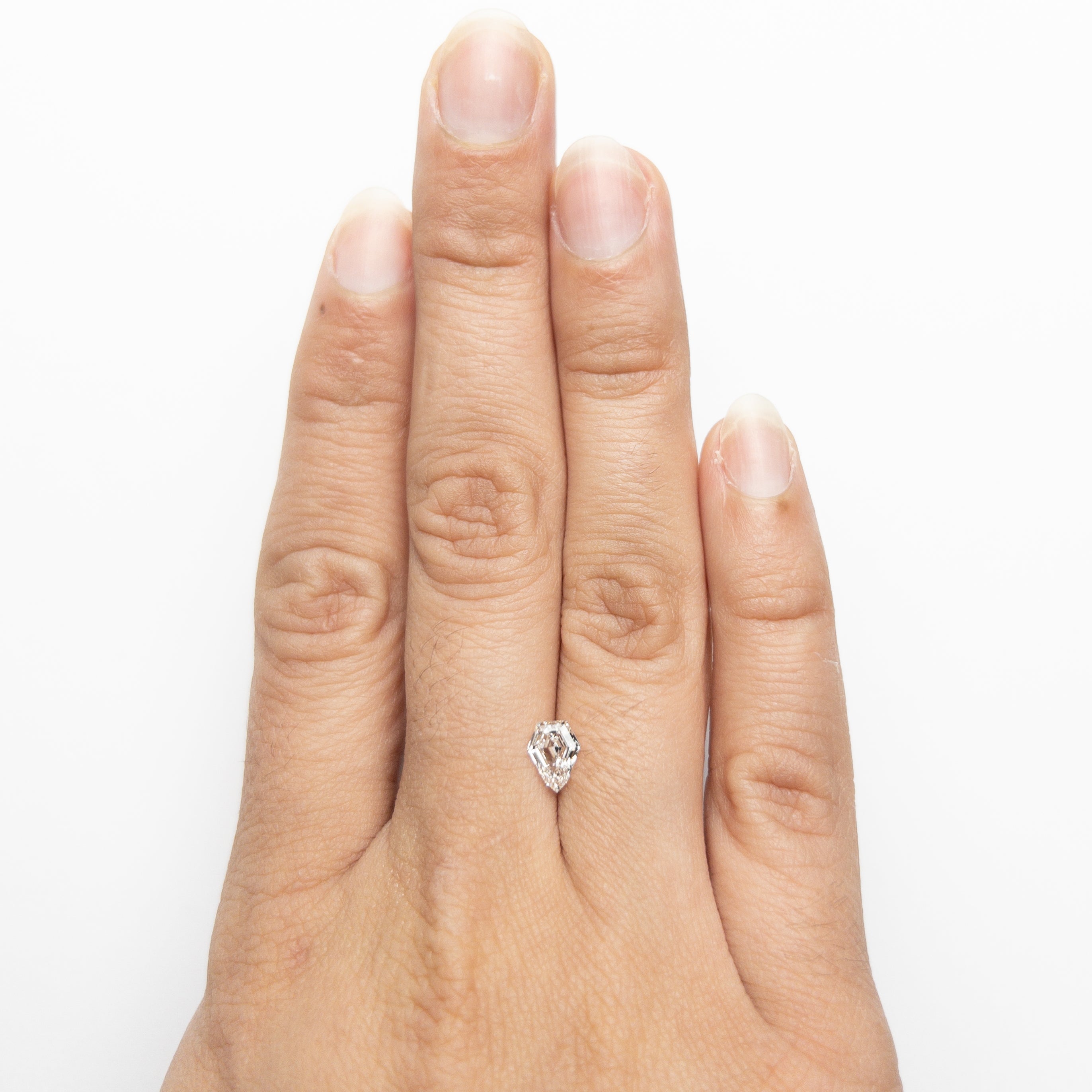 0.70ct 6.85x5.38x2.80mm SI1 G Shield Step Cut 19438-18-Staghead Designs