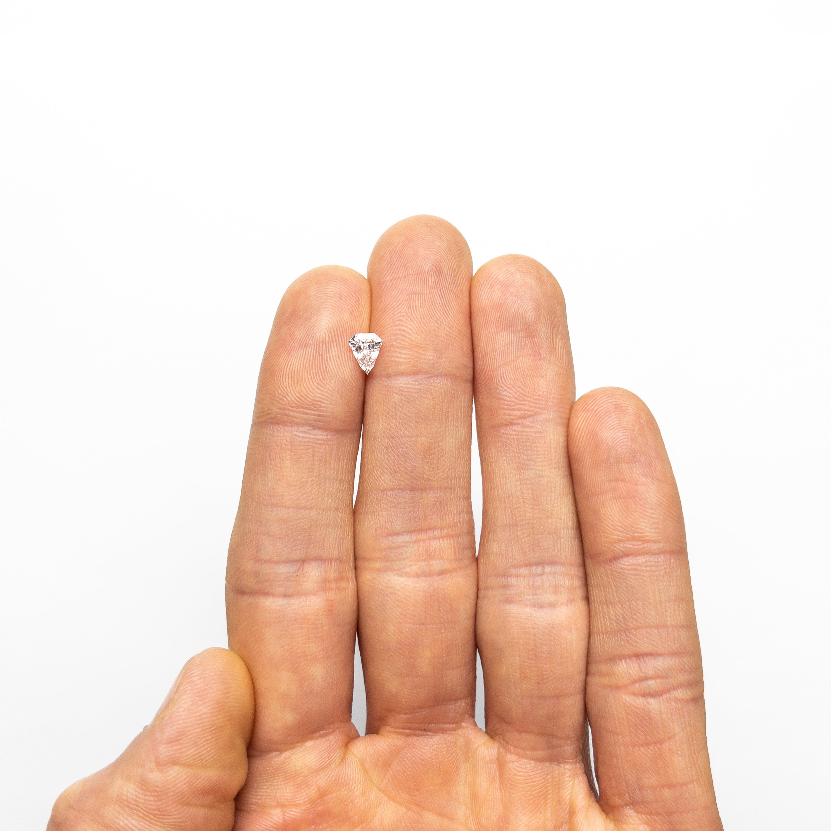 0.57ct 6.13x5.16x2.97mm SI2 D Shield Step Cut 19438-37-Staghead Designs