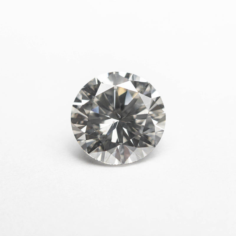 1.03ct 6.43x6.41x3.89mm SI2 Fancy Grey Round Brilliant 19560-01