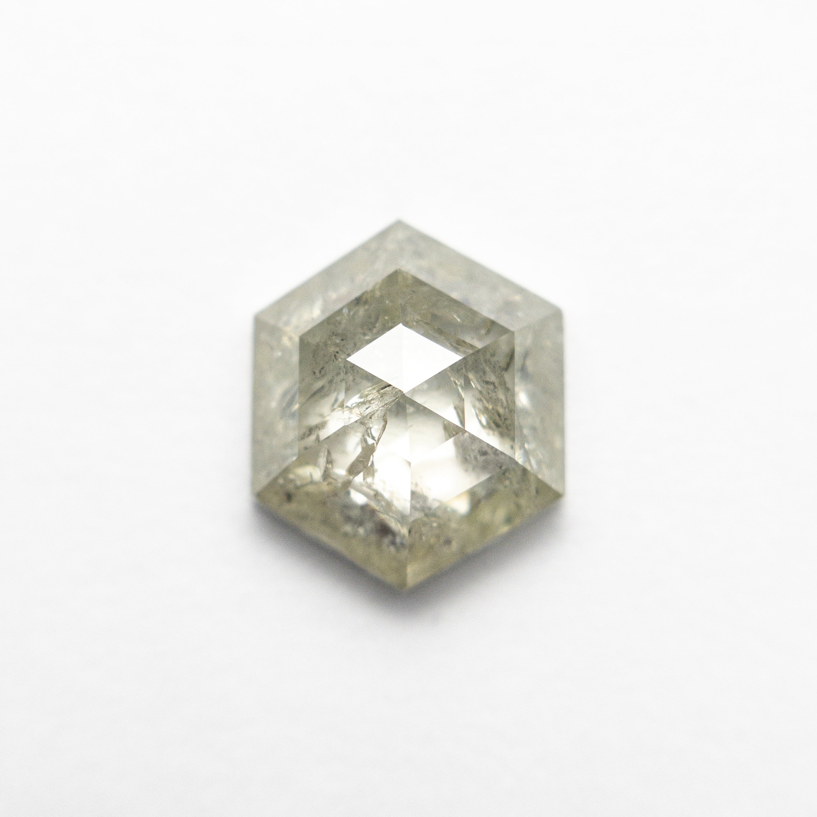 2.49ct 9.39x7.93x3.92mm Hexagon Rosecut 19606-21-Staghead Designs