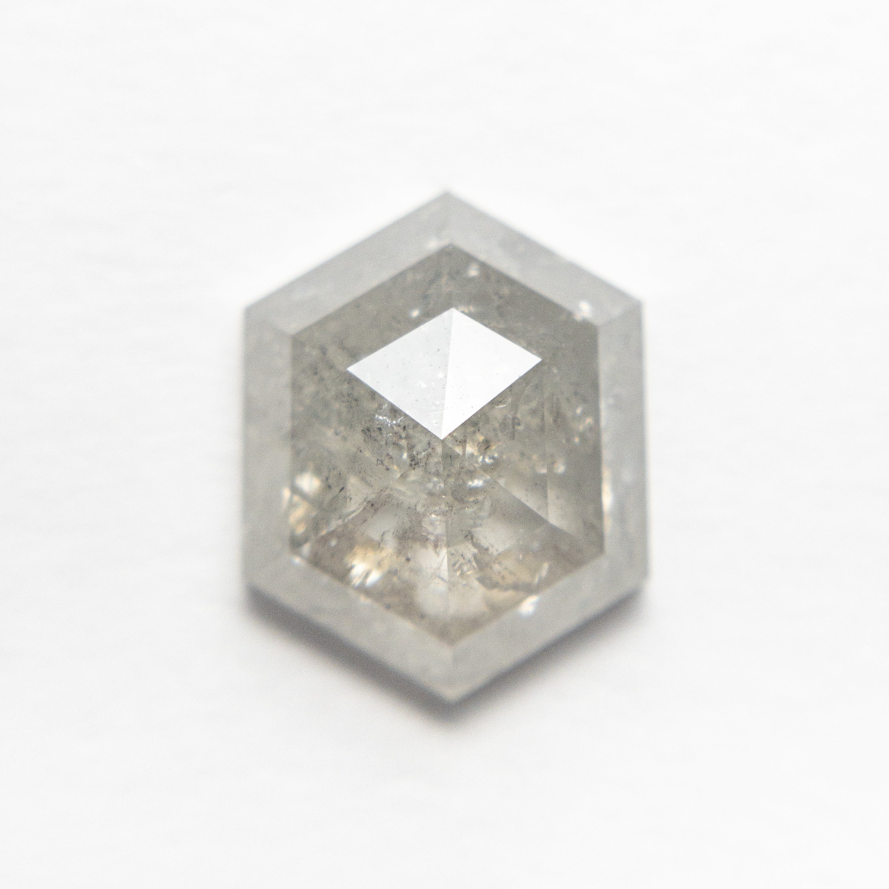 3.26ct 10.86x8.67x4.37mm Hexagon Rosecut 19619-02-Staghead Designs