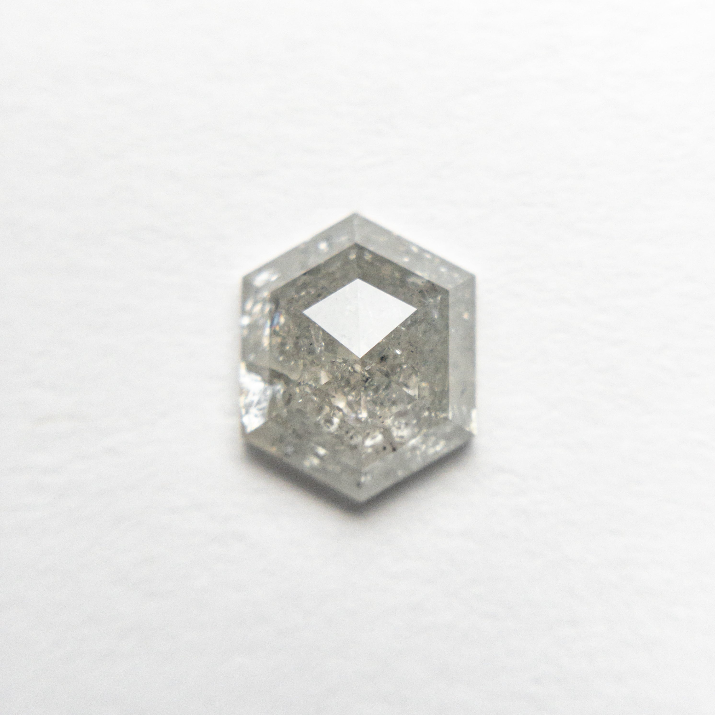 1.11ct 7.52x6.15x2.92mm Hexagon Rosecut 19619-43-Staghead Designs