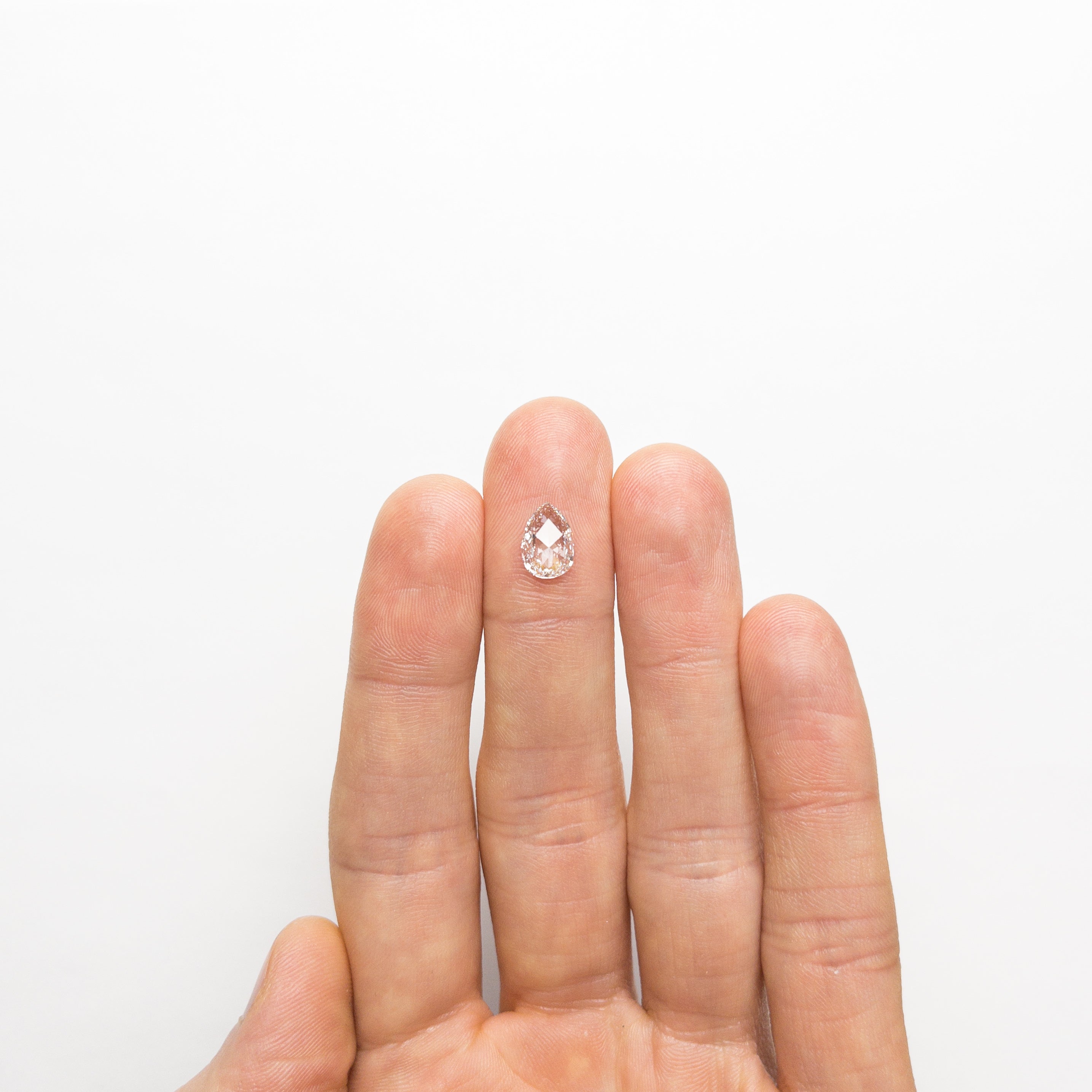 1.29ct 9.63x6.73x2.74mm SI1 G Pear Rosecut 19643-01-Staghead Designs