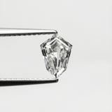 0.81ct 7.96x5.64x2.69mm SI1 F Kite Step Cut 19649-01-Staghead Designs