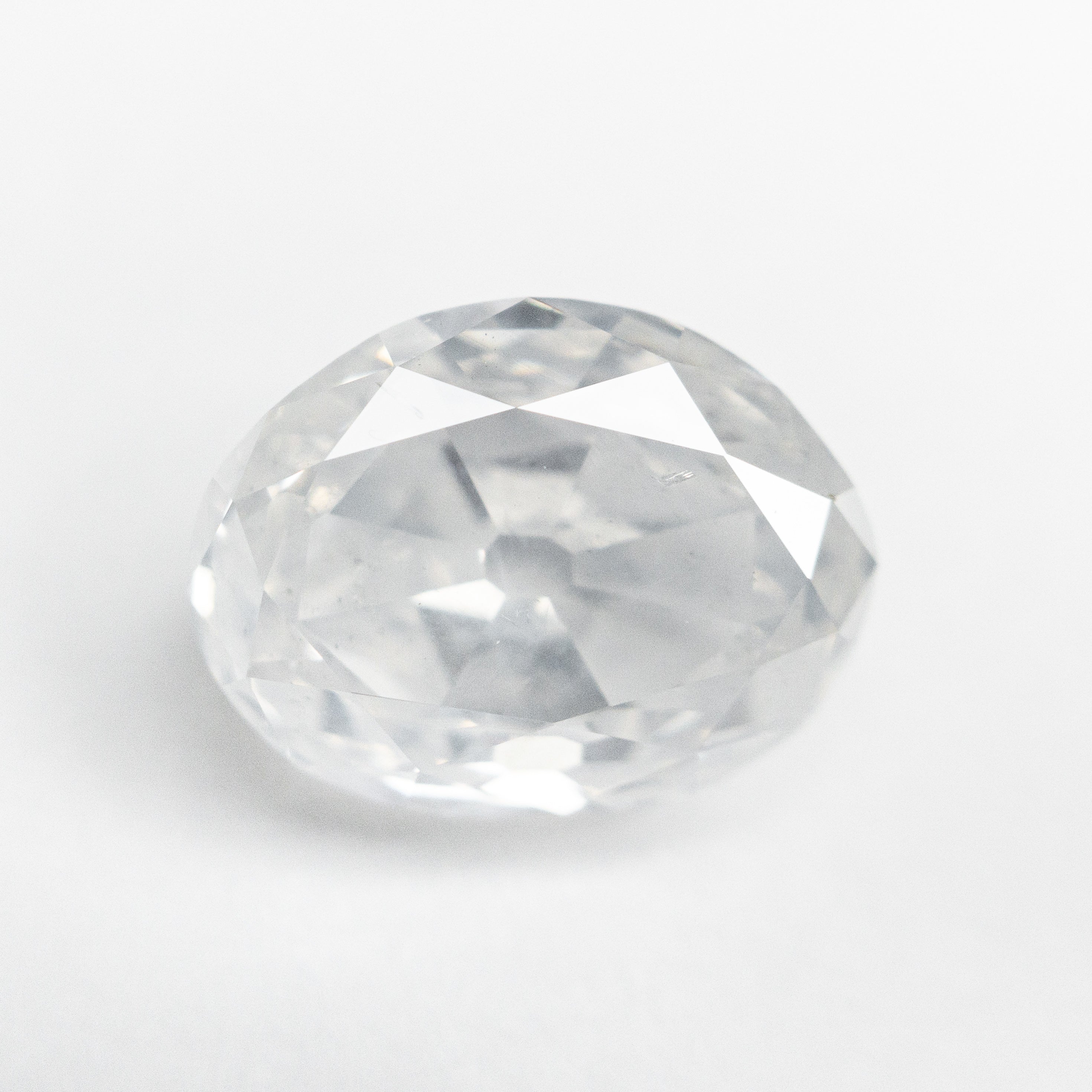 5.53ct 11.79x8.79x6.00mm Fancy White Modern Antique Oval Old Mine Cut 19722-01-Staghead Designs