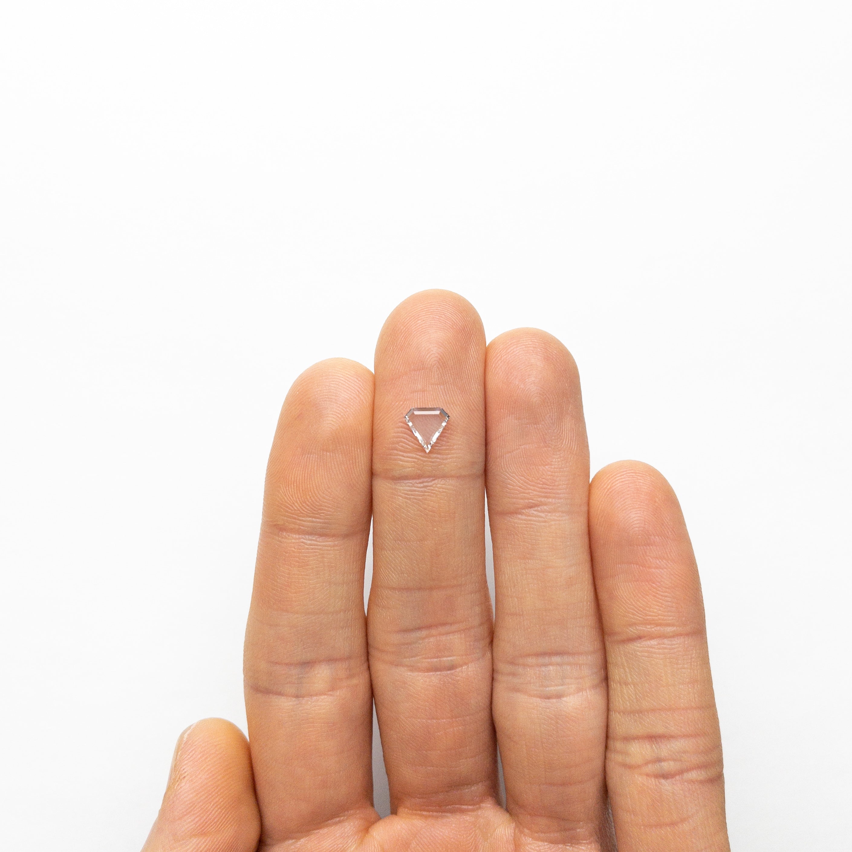 0.56ct 6.71x6.91x1.54mm VS1 E Shield Portrait Cut 19854-43-Staghead Designs