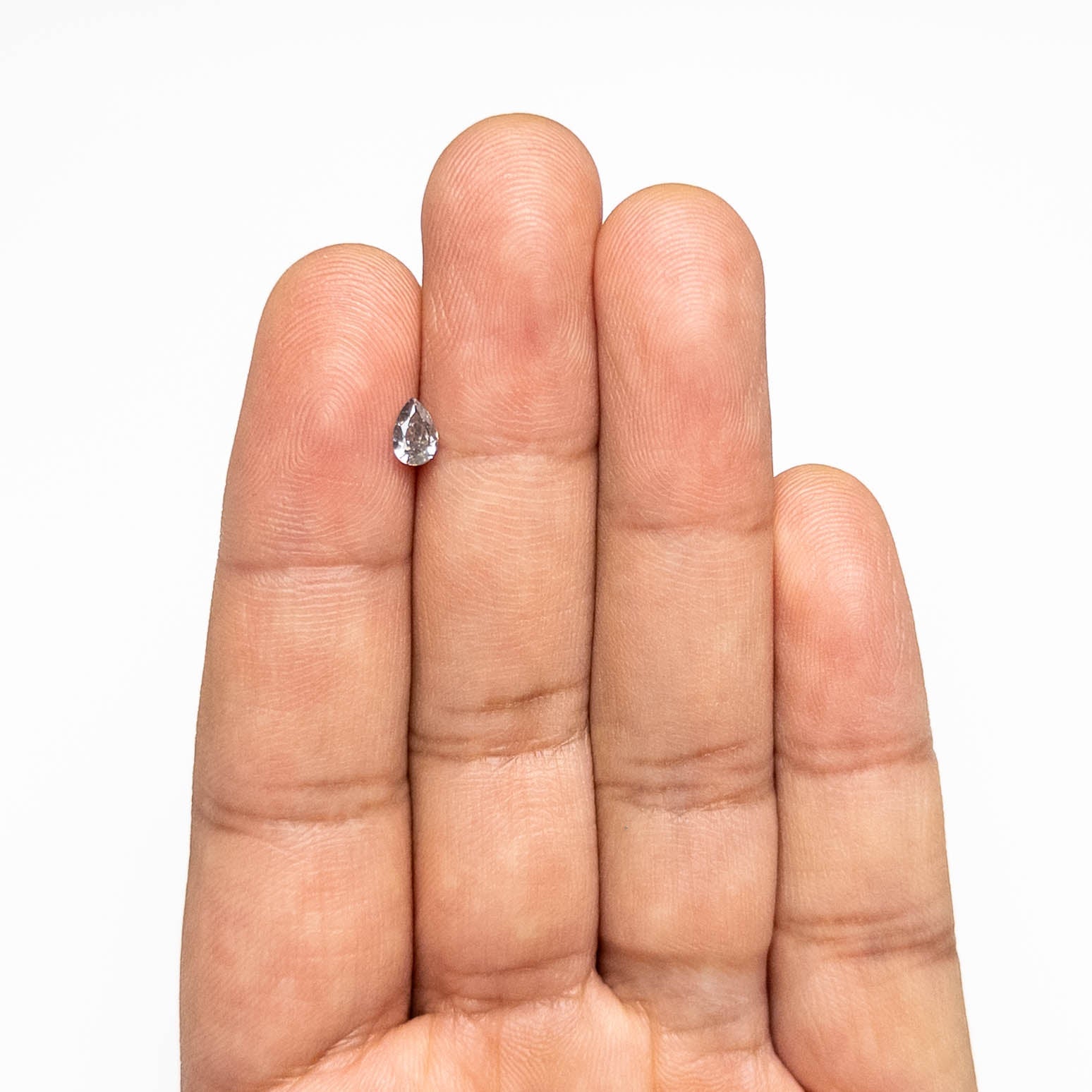 0.40ct 5.57x3.75x2.60mm Fancy Grey Pear Brilliant 19923-48-Staghead Designs