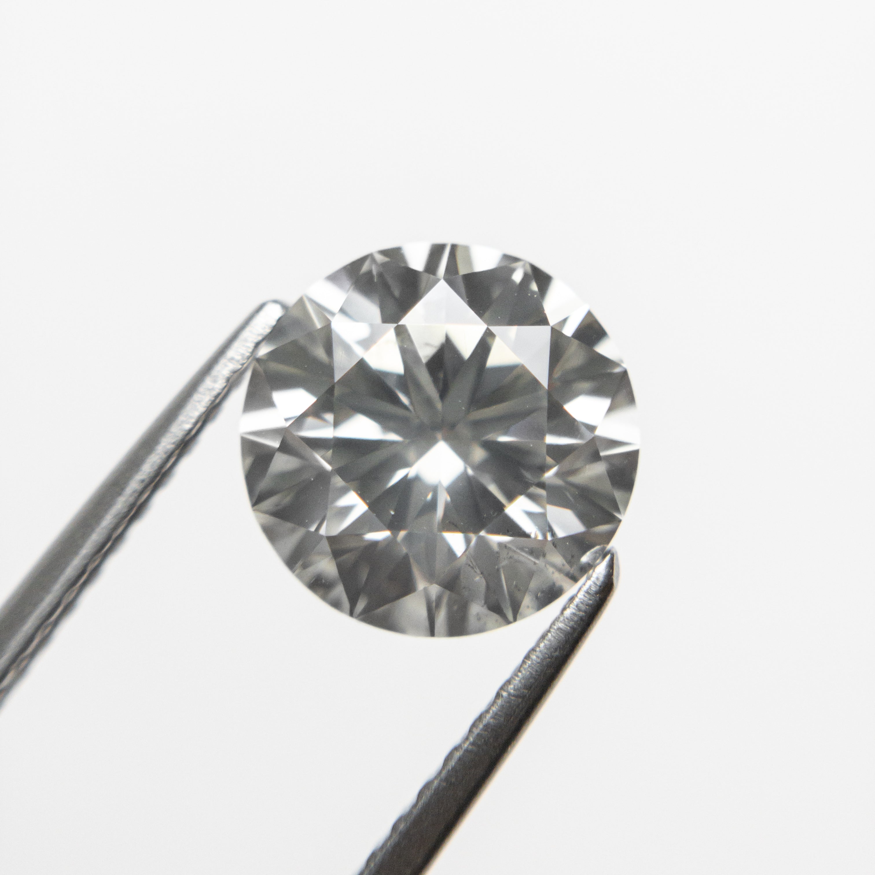 2.19ct 8.32x8.25x5.13mm GIA SI2 Fancy Grey Round Brilliant 19948-01-Staghead Designs