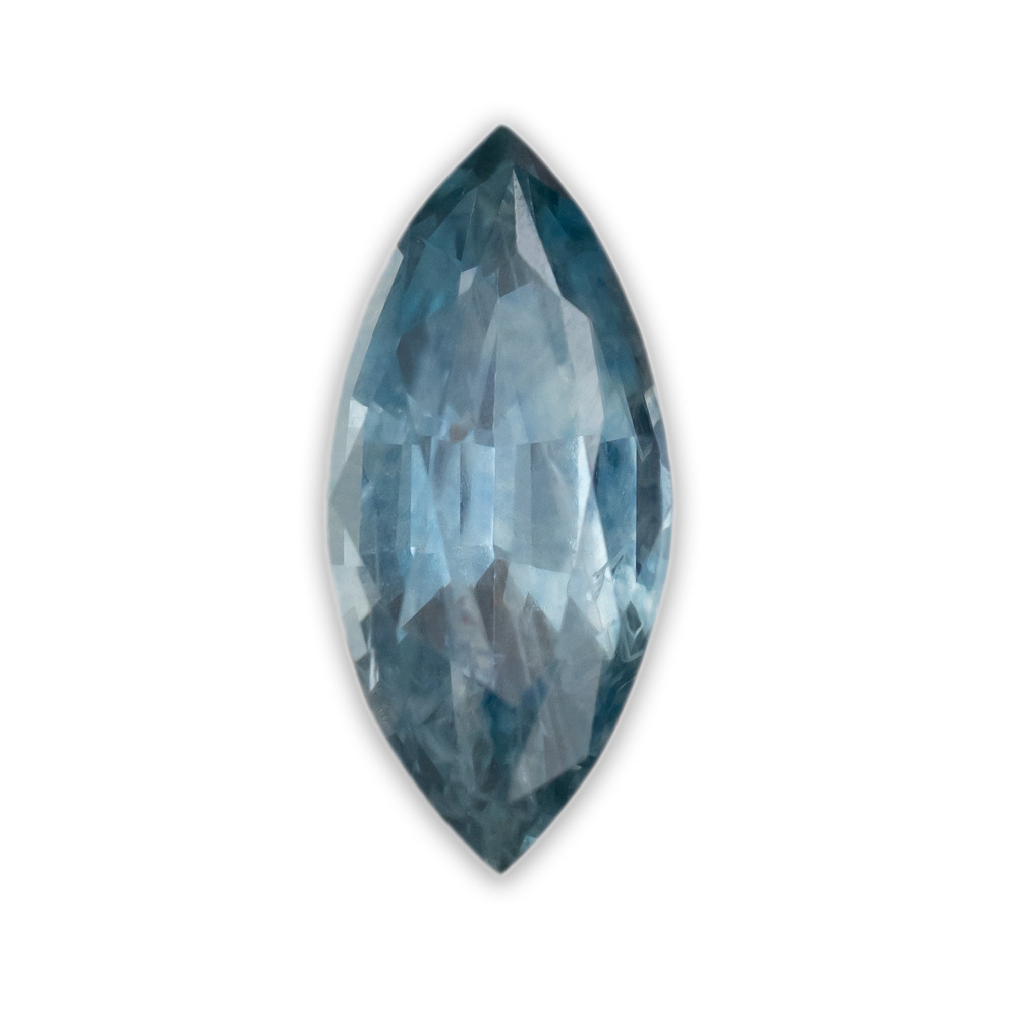 0.83ct 9.01x4.10x2.95mm MARQUISE CUT NATURAL BLUE MONTANA SAPPHIRE-Staghead Designs