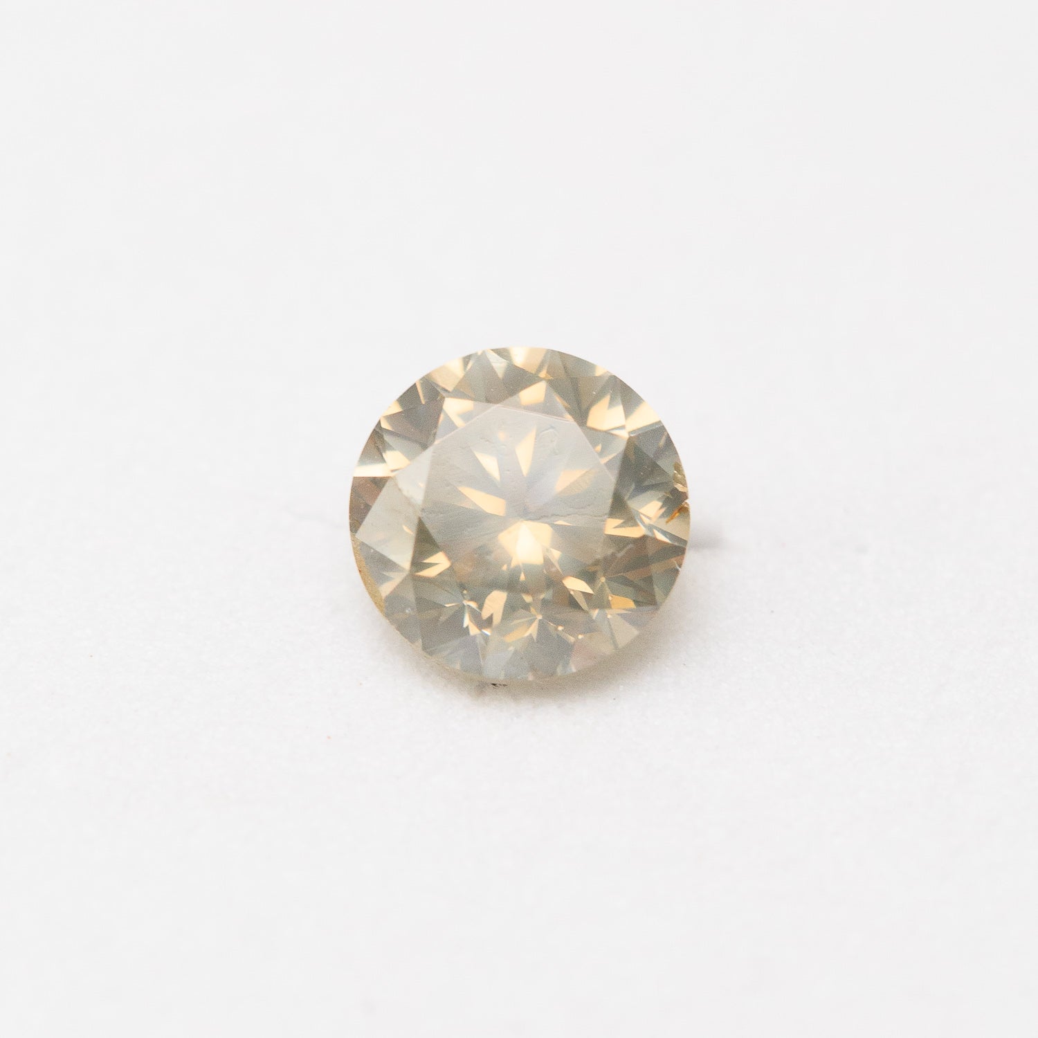 1.01ct 6.06mm ROUND BRILLIANT CUT CHAMPAGNE DIAMOND-1
