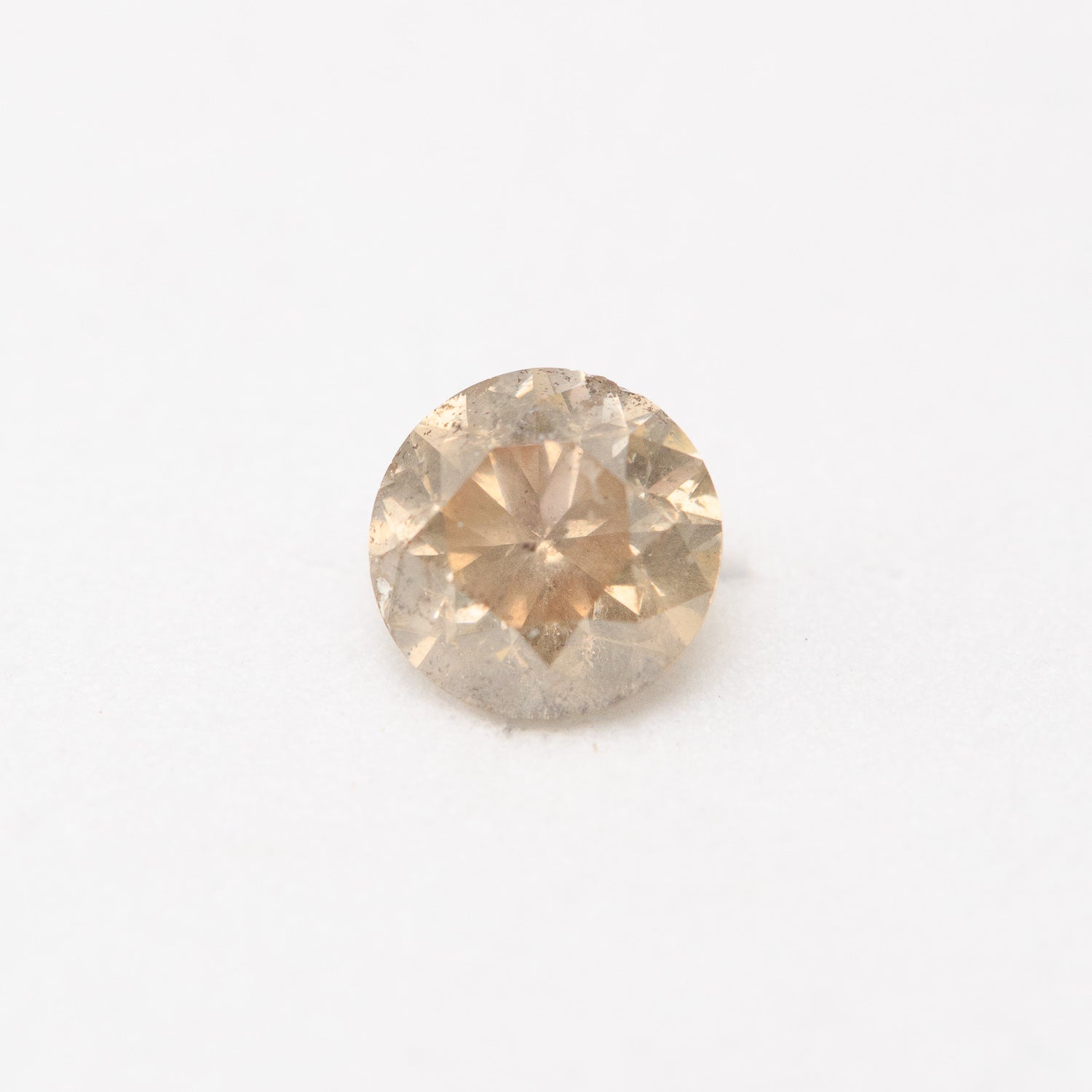 1.01ct 6.06mm ROUND BRILLIANT CUT CHAMPAGNE DIAMOND-1
